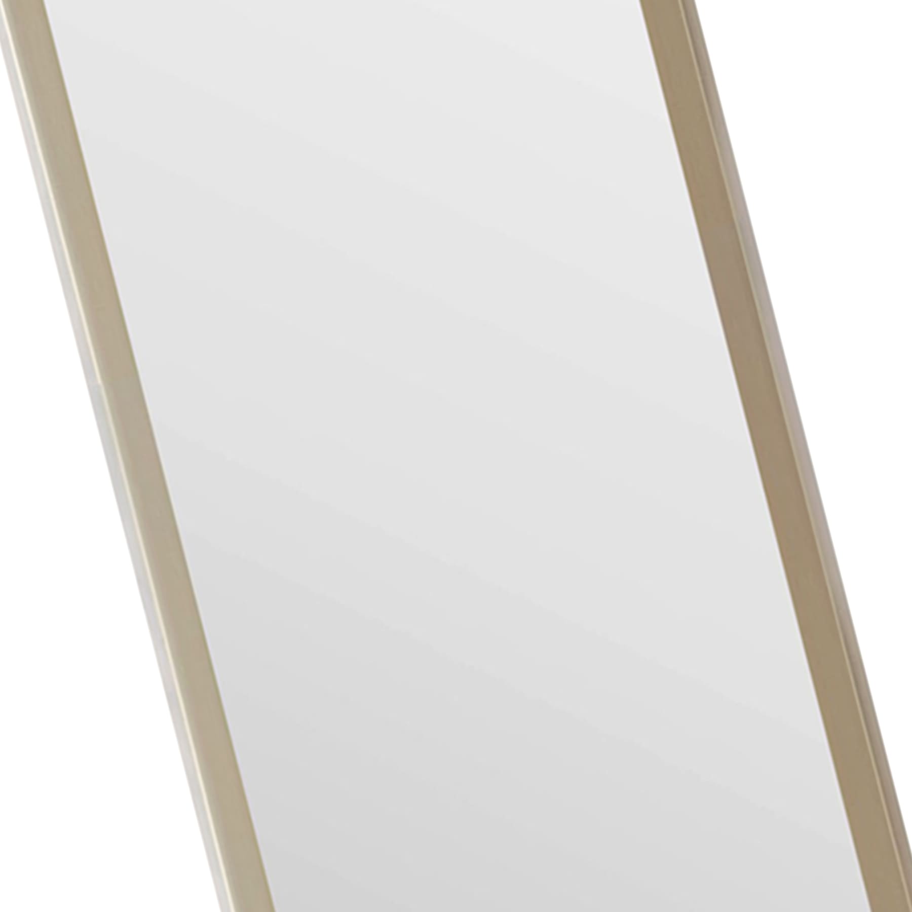 Silver Basic Leaner Mirror, 14x50
