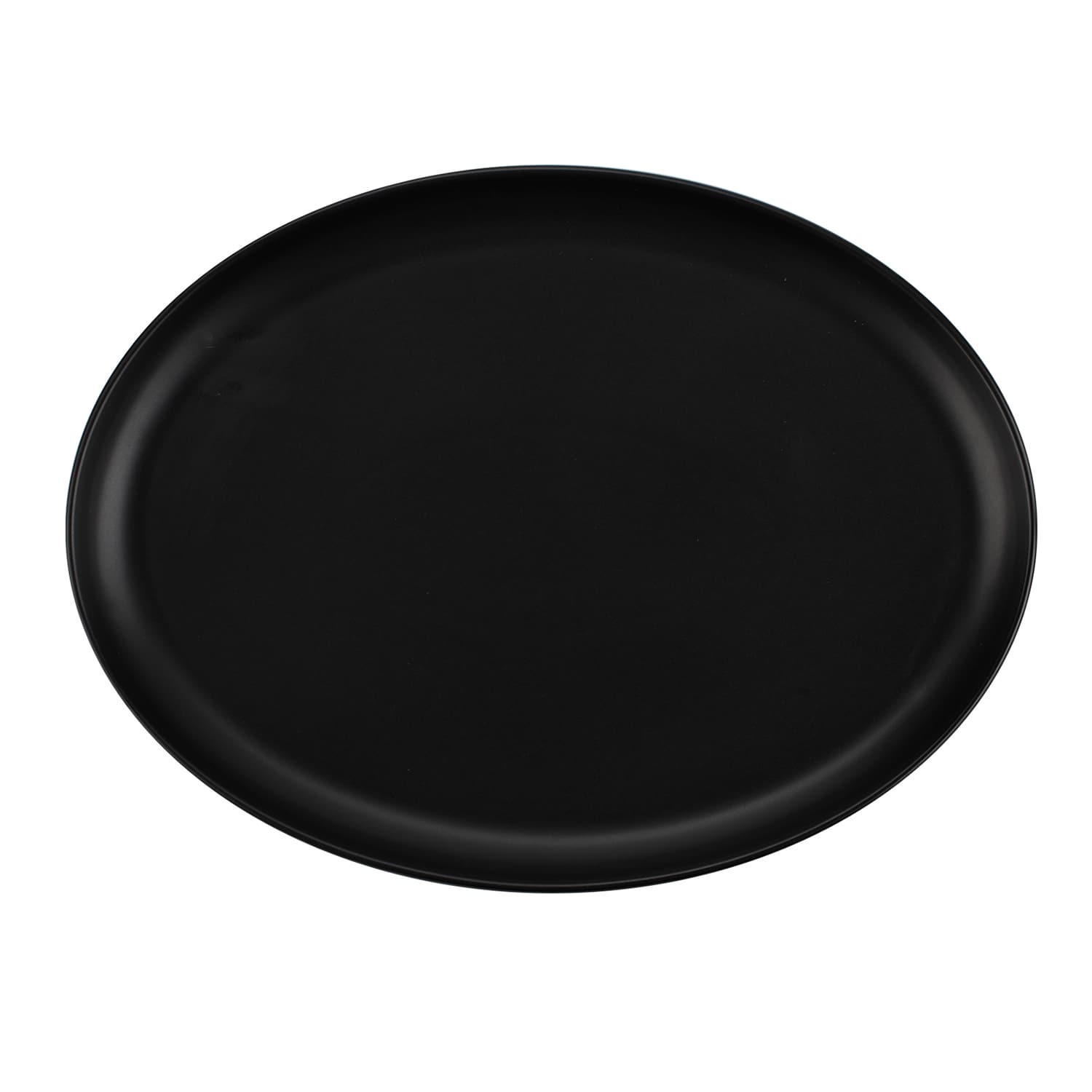 Crosby St. Matte Black Stoneware Oval Platter