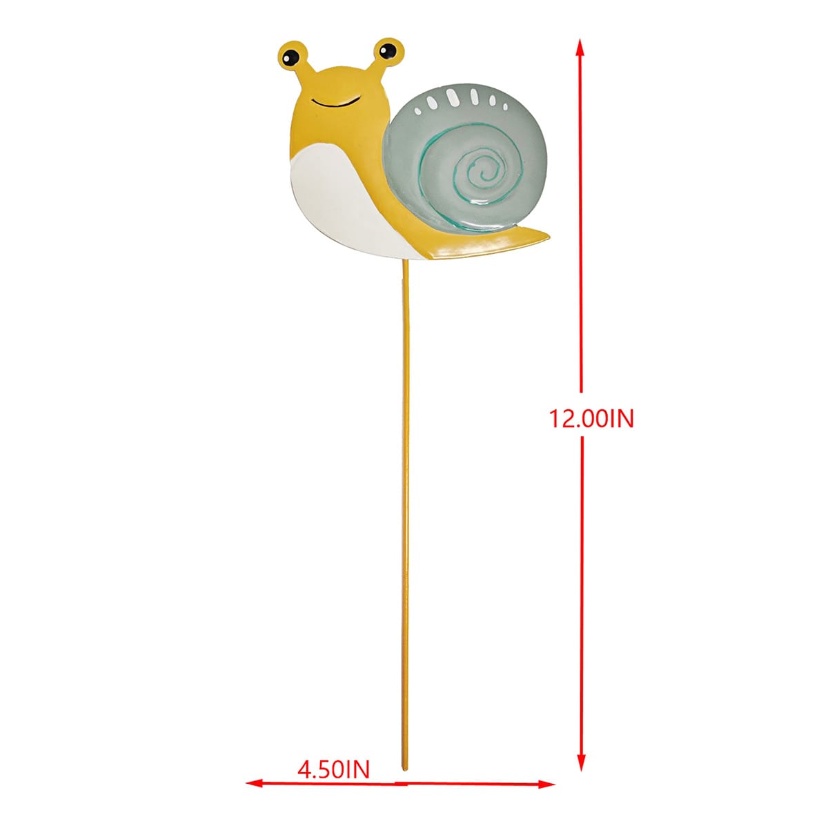 Honeybloom Snail Plant Yard Pick, 12"