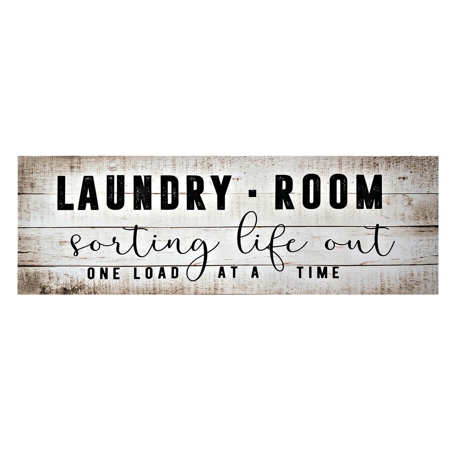 Laundry Room Canvas Wall Art, 36x12
