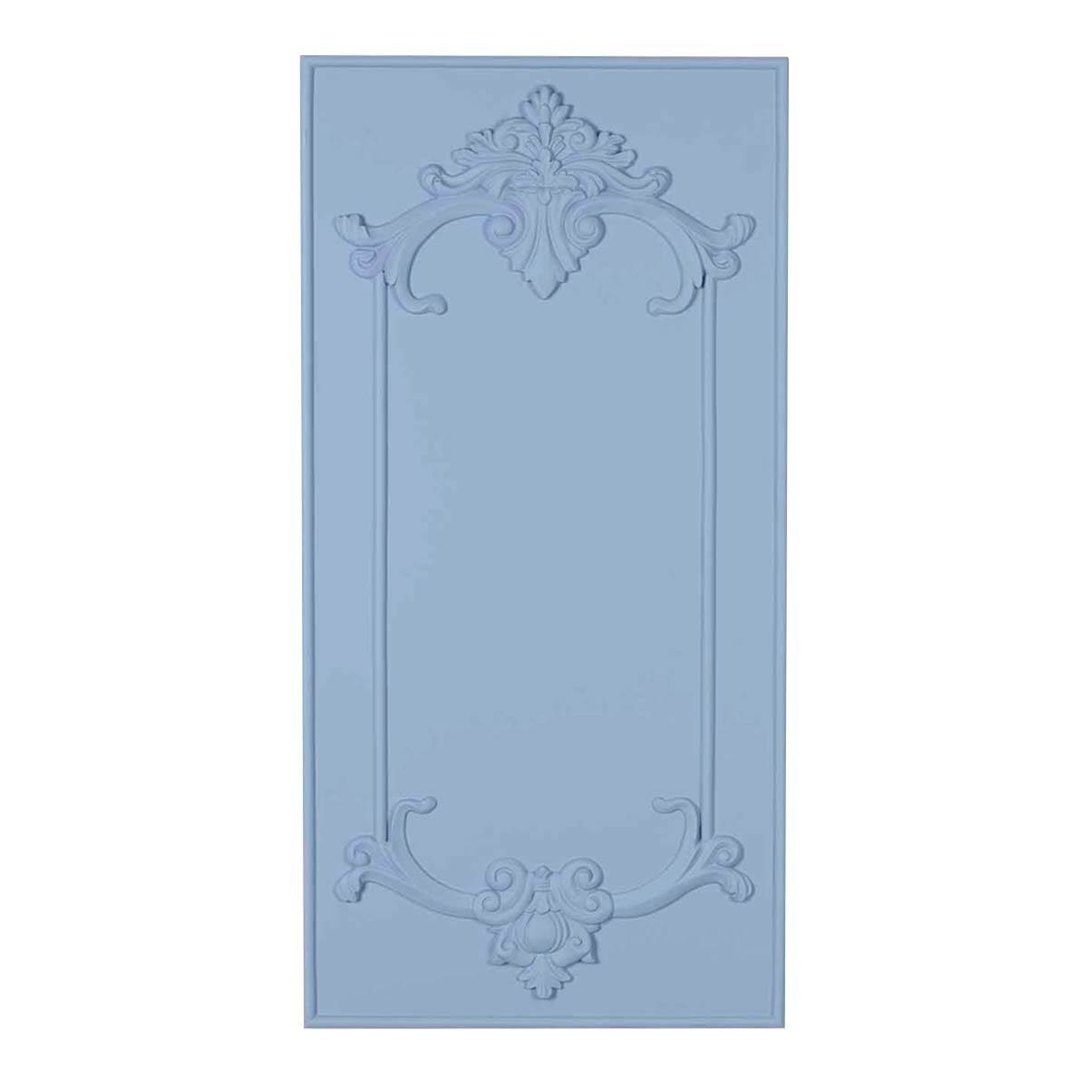 Providence Blue Ornate Panel Wall Decor, 16x32