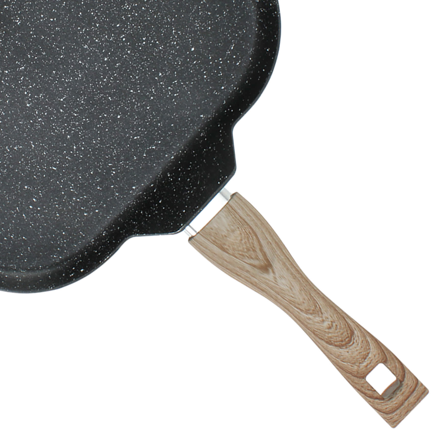 Speckled Black Griddle Pan, 12"