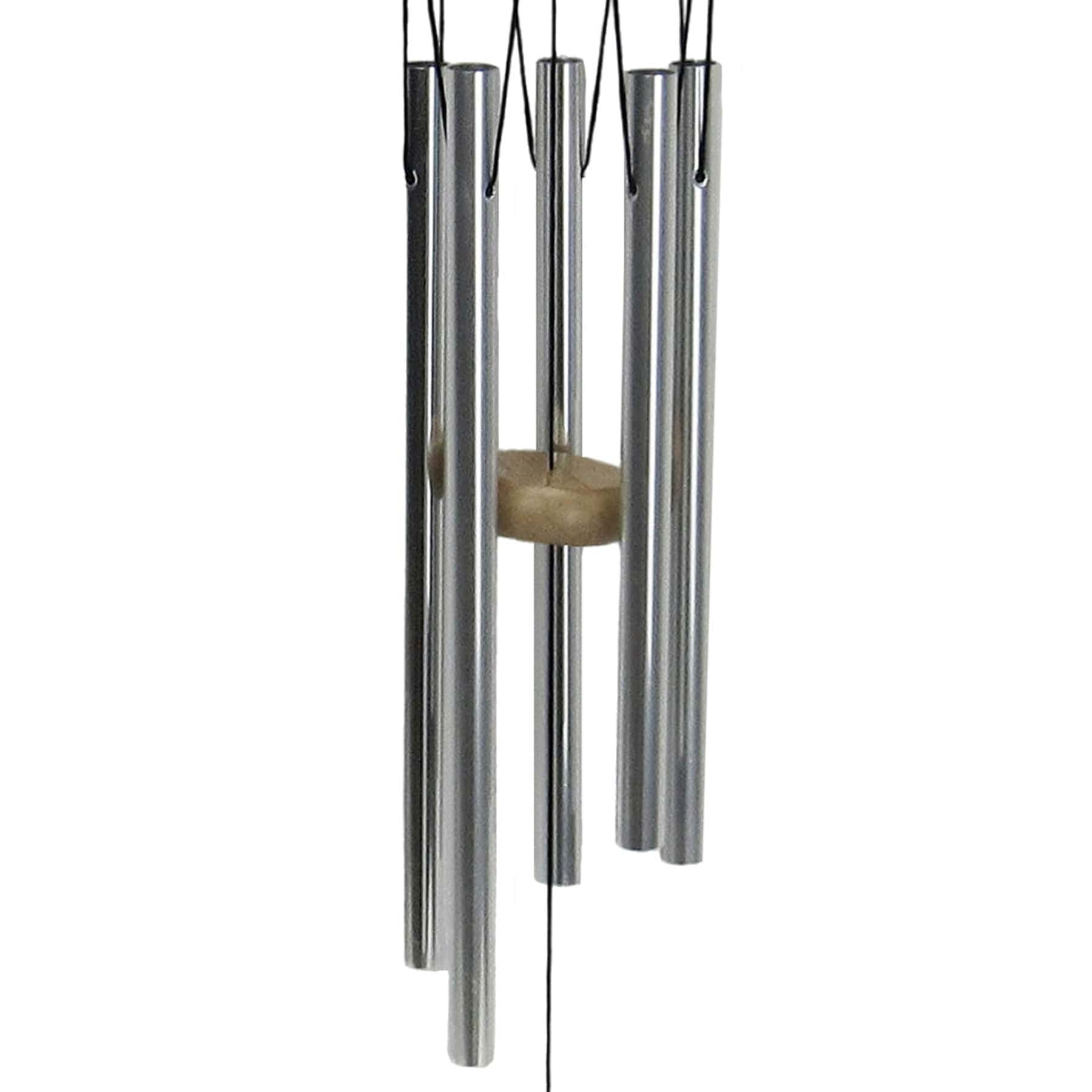 Wooden Sun Face Wind Chime, 34"