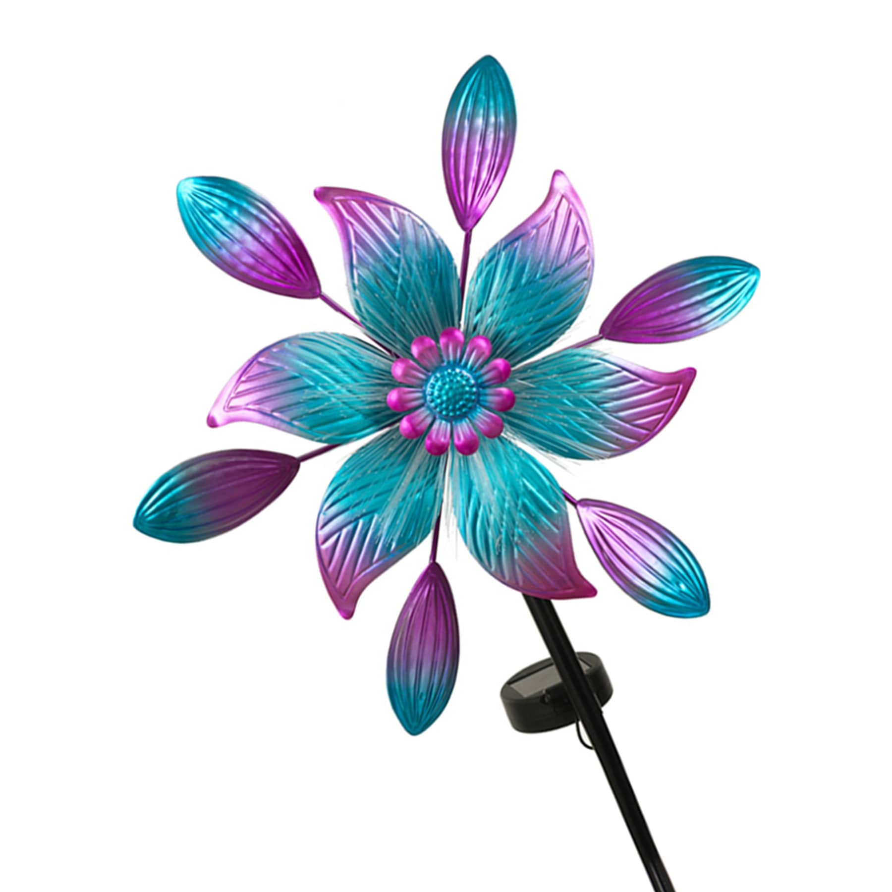 Fiber Optic Lighted Wind Spinner, 63"