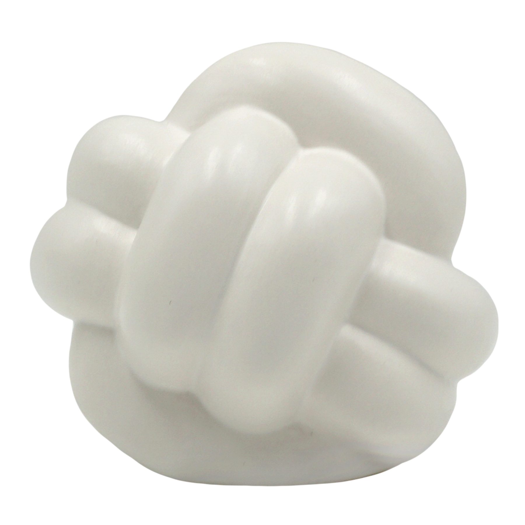 Crosby St. White Ceramic Decoration, 5X4