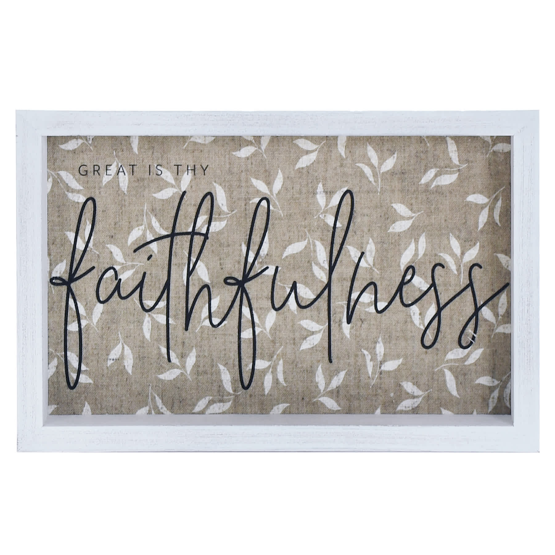 Faithfulness Block Sign, 6.5x10