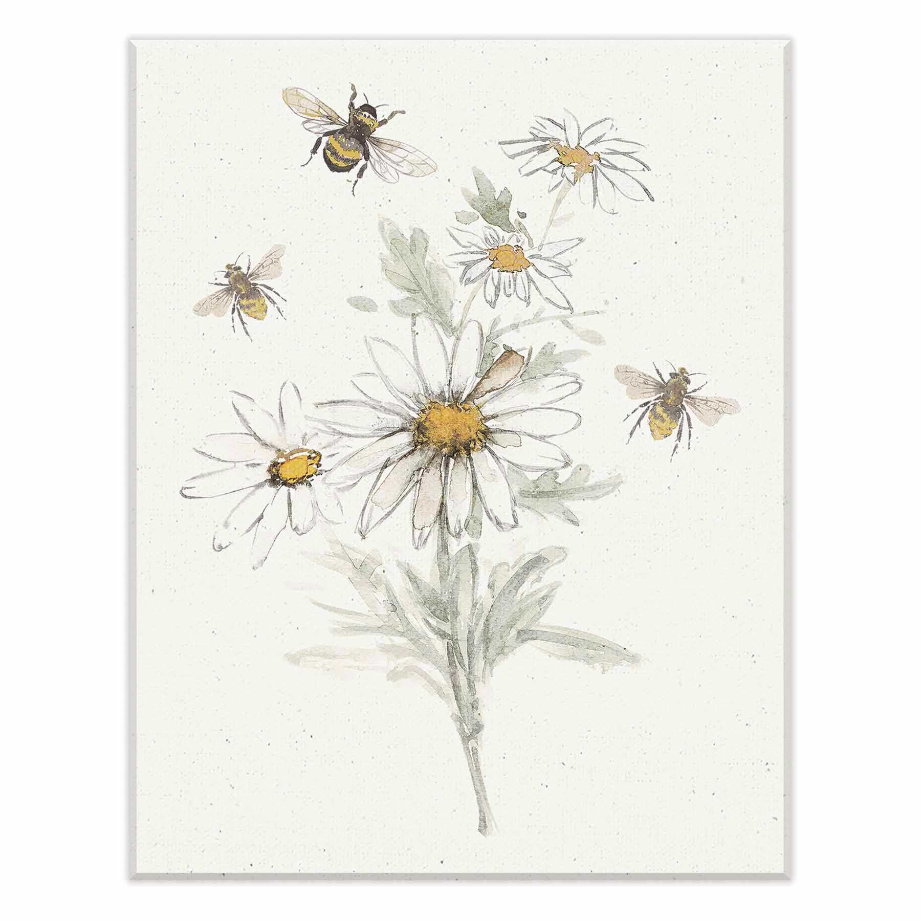Daisies Canvas Wall Art, 11x14