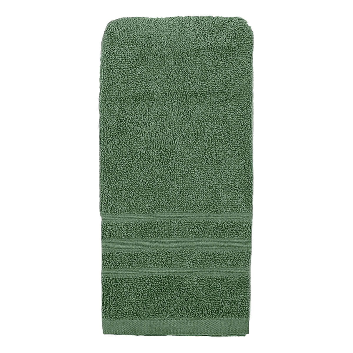 Essential Solid Green Hand Towel, 16x26