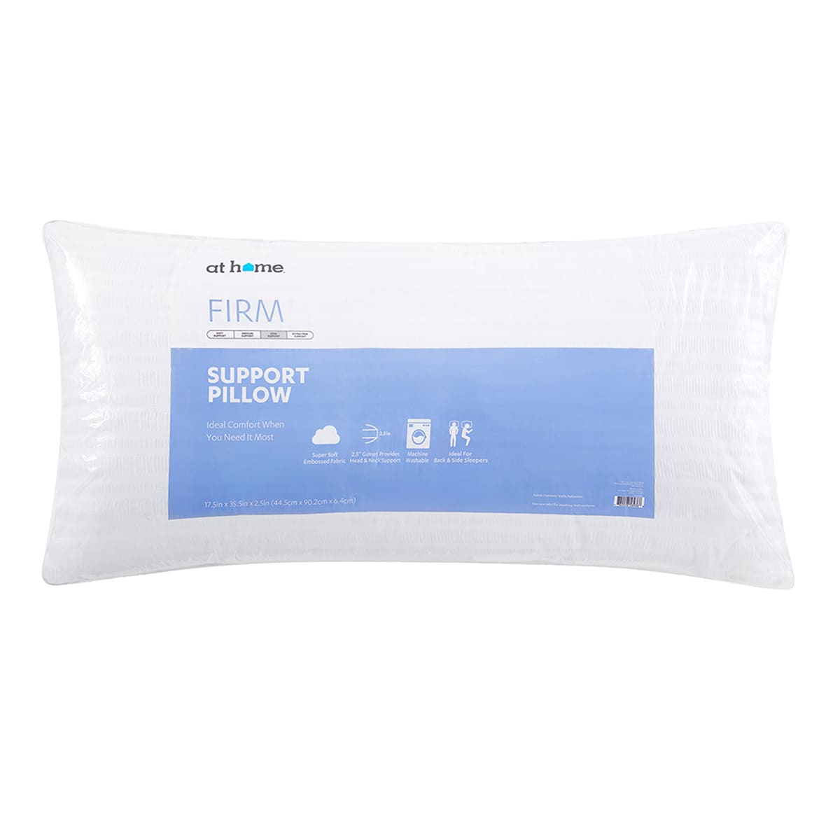 Firm Support Bed Pillow, King