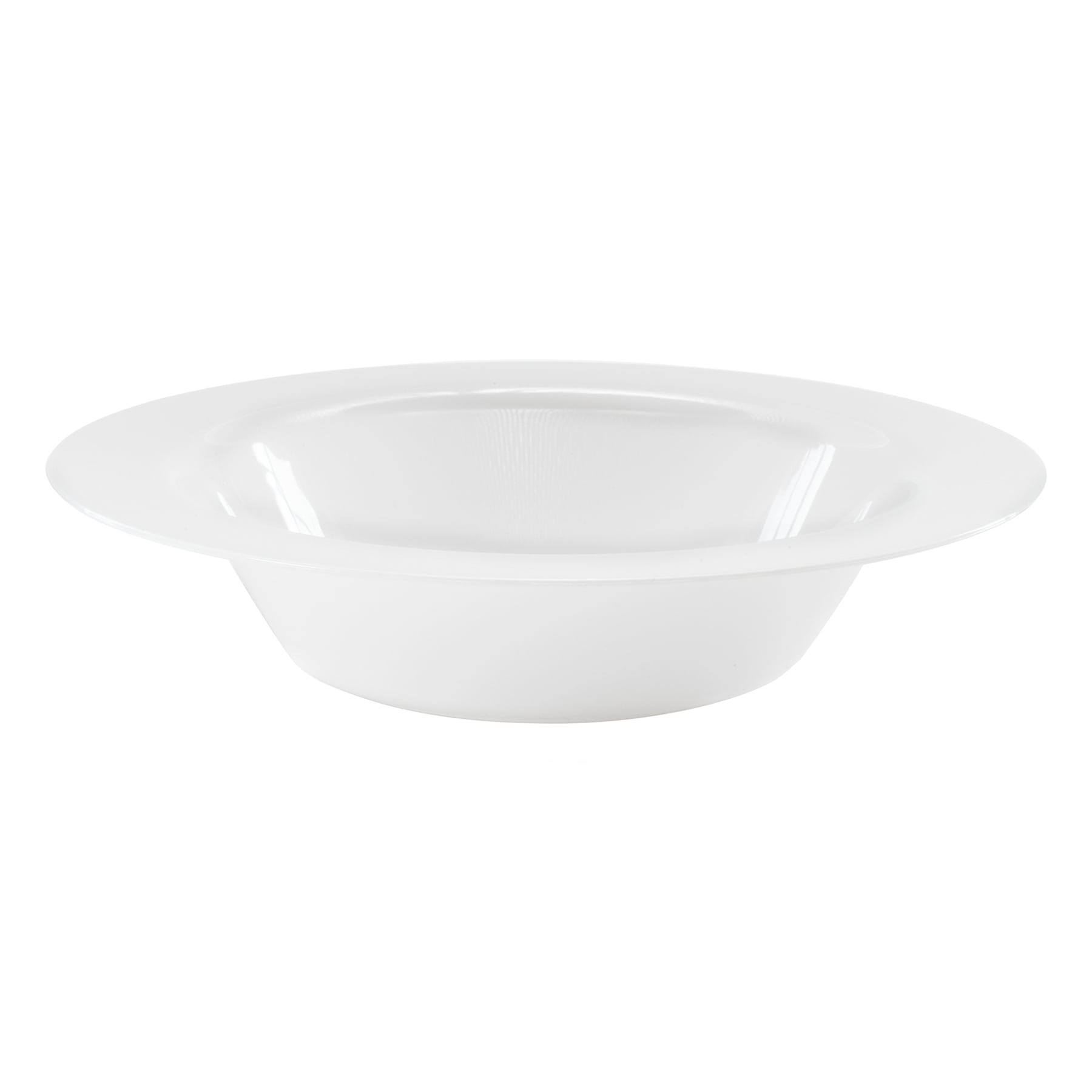Lillian Table Settings 30-Count Pearl White Plastic Round Bowl, 14oz