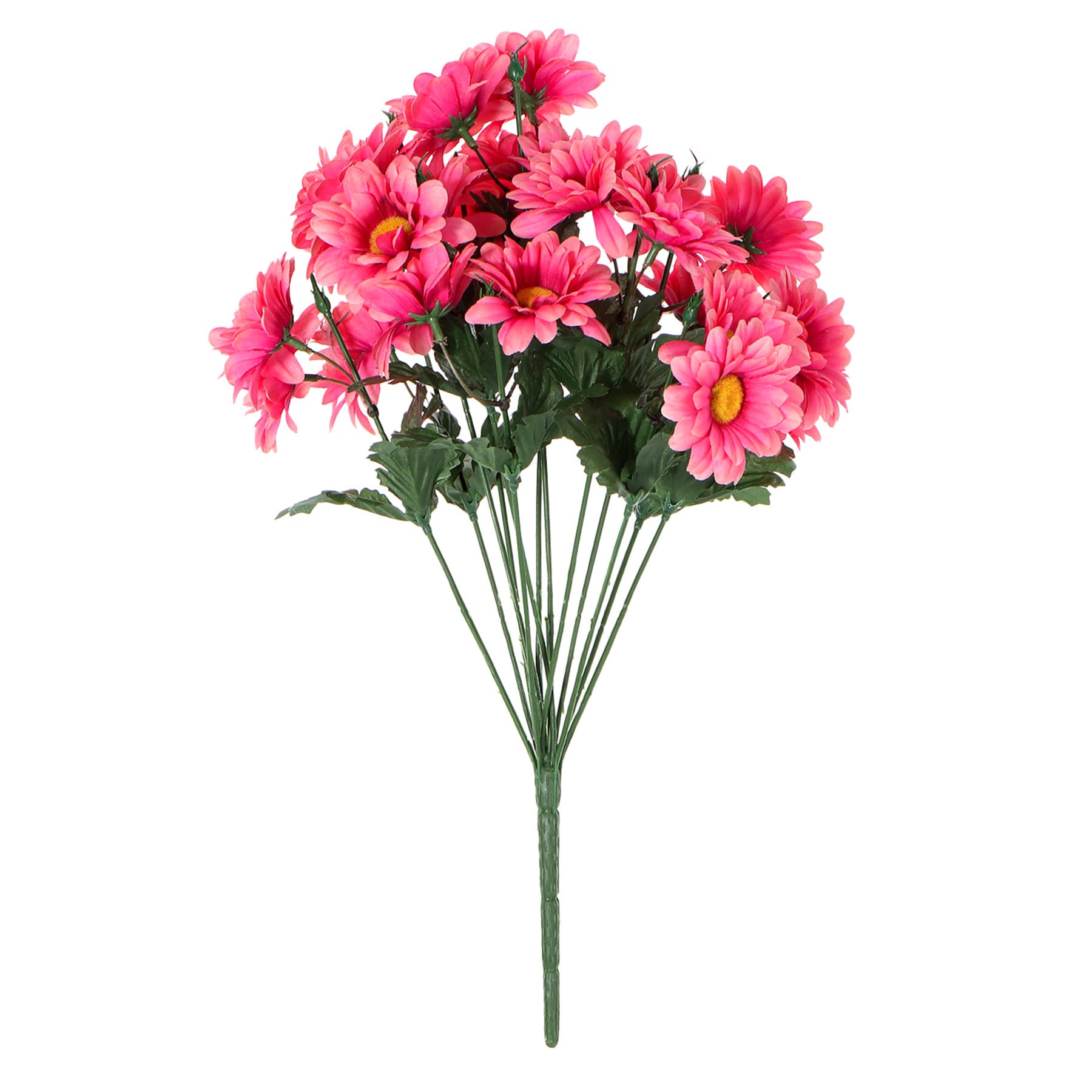 Pink Mum Flower Bush, 16.5"