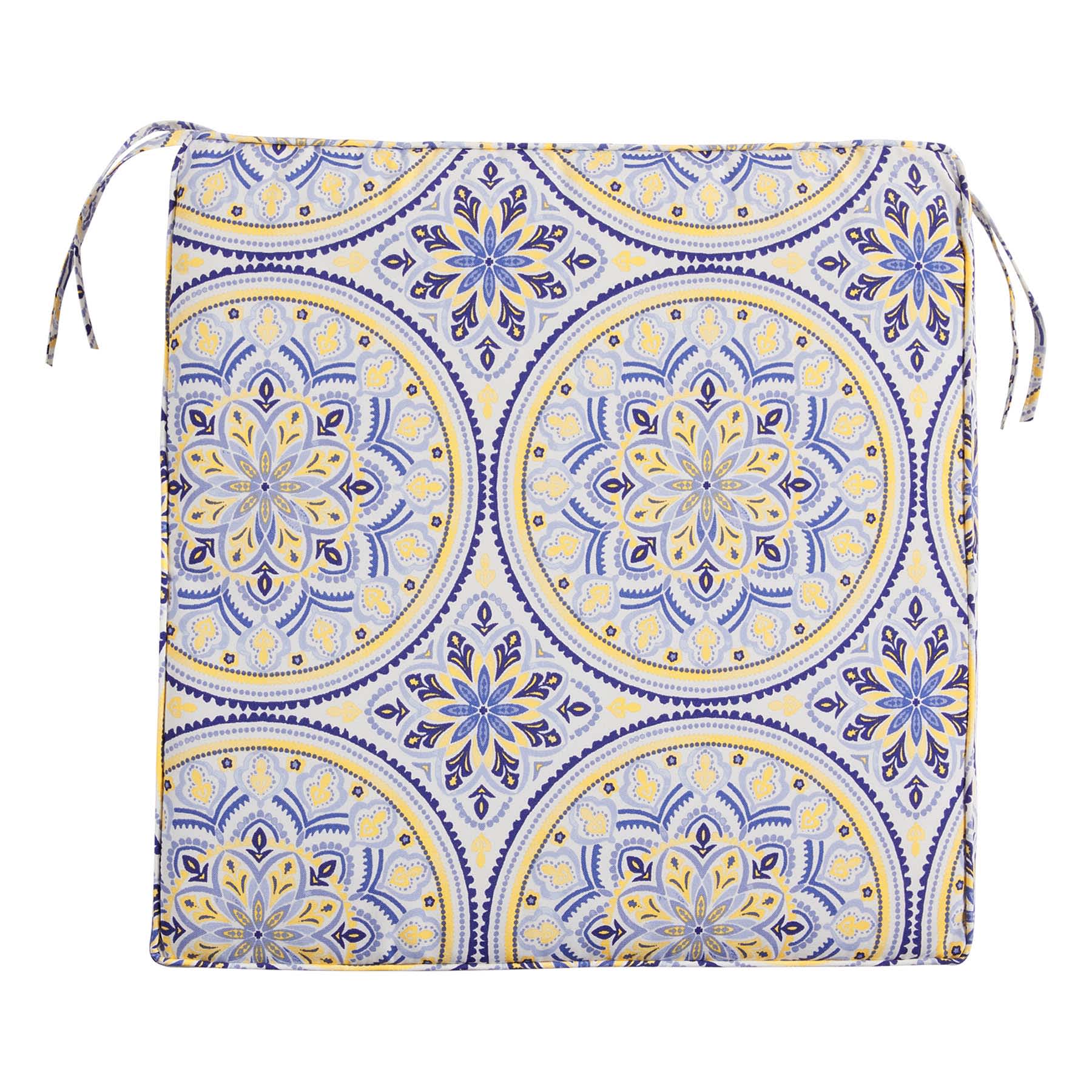 Castille Multicolor Outdoor Deep Seat Cushion