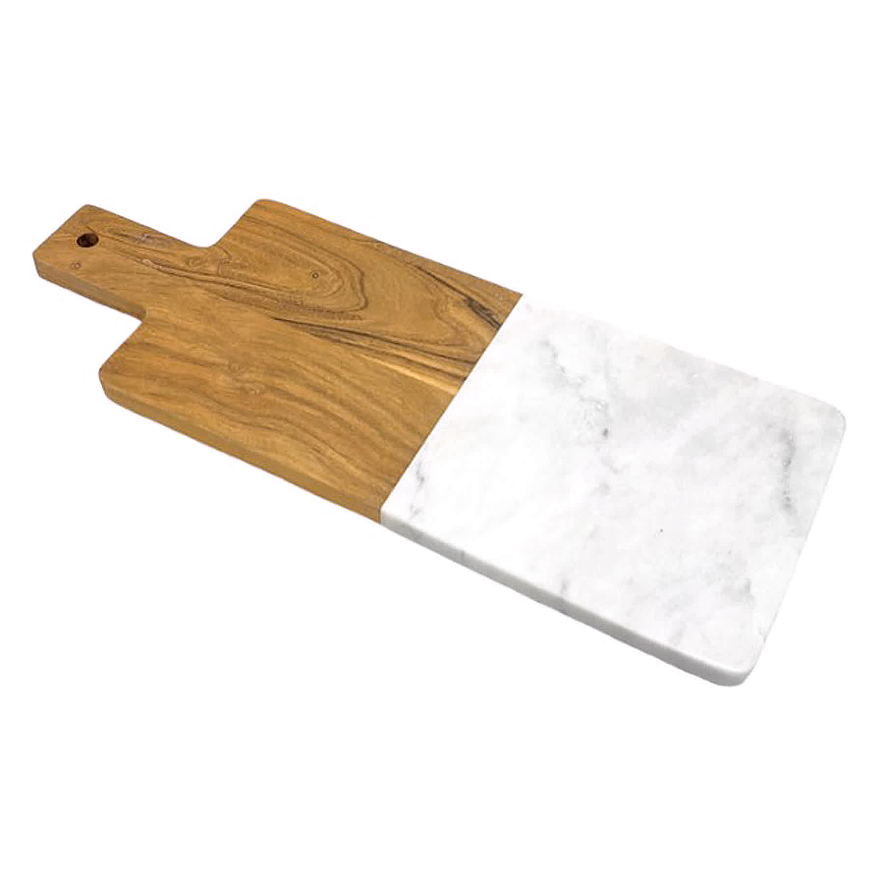 Acacia Wood & Marble Cheese Board with 3 Knives