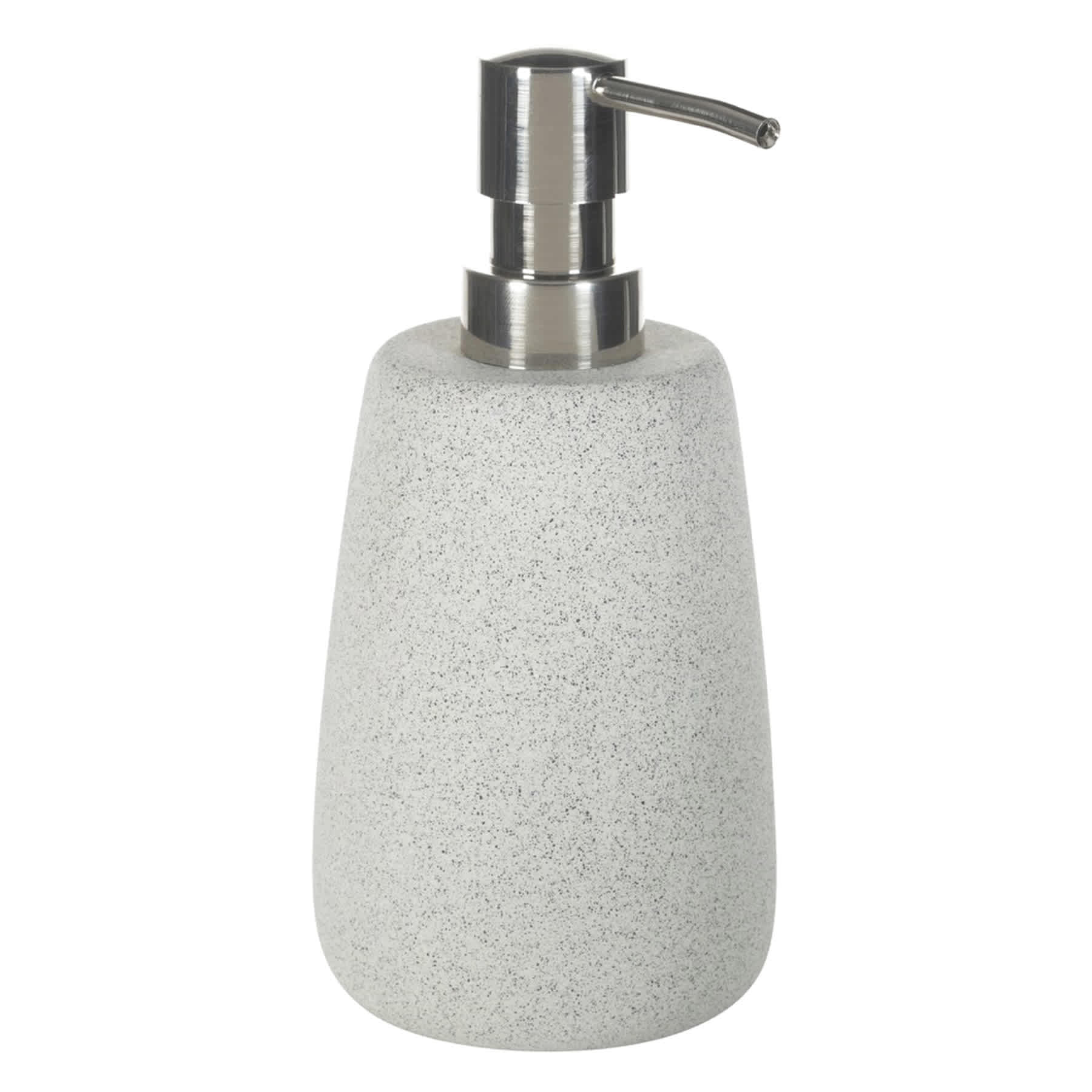 Crosby St. Alder Cement Grey Soap Dispenser, 7.3"
