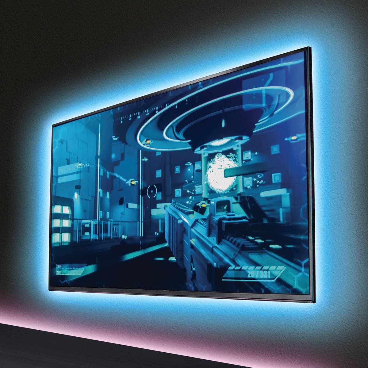 Multicolor LED FlexGlo Strip Lights with Remote Control