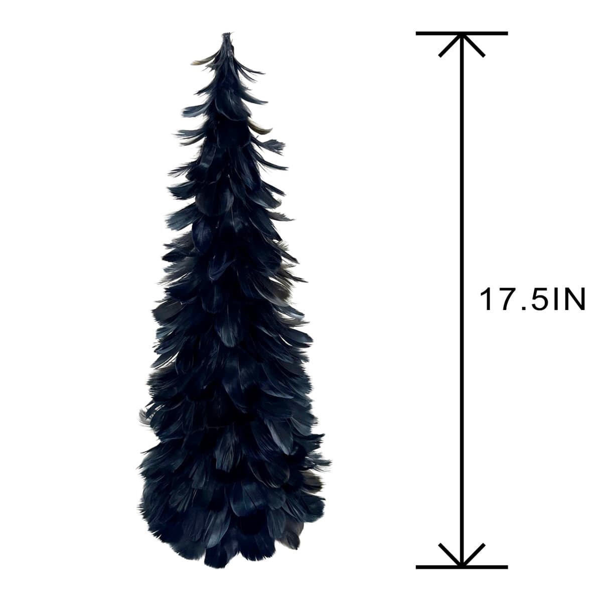 Spellbound Black Feather Tree, 17.5"