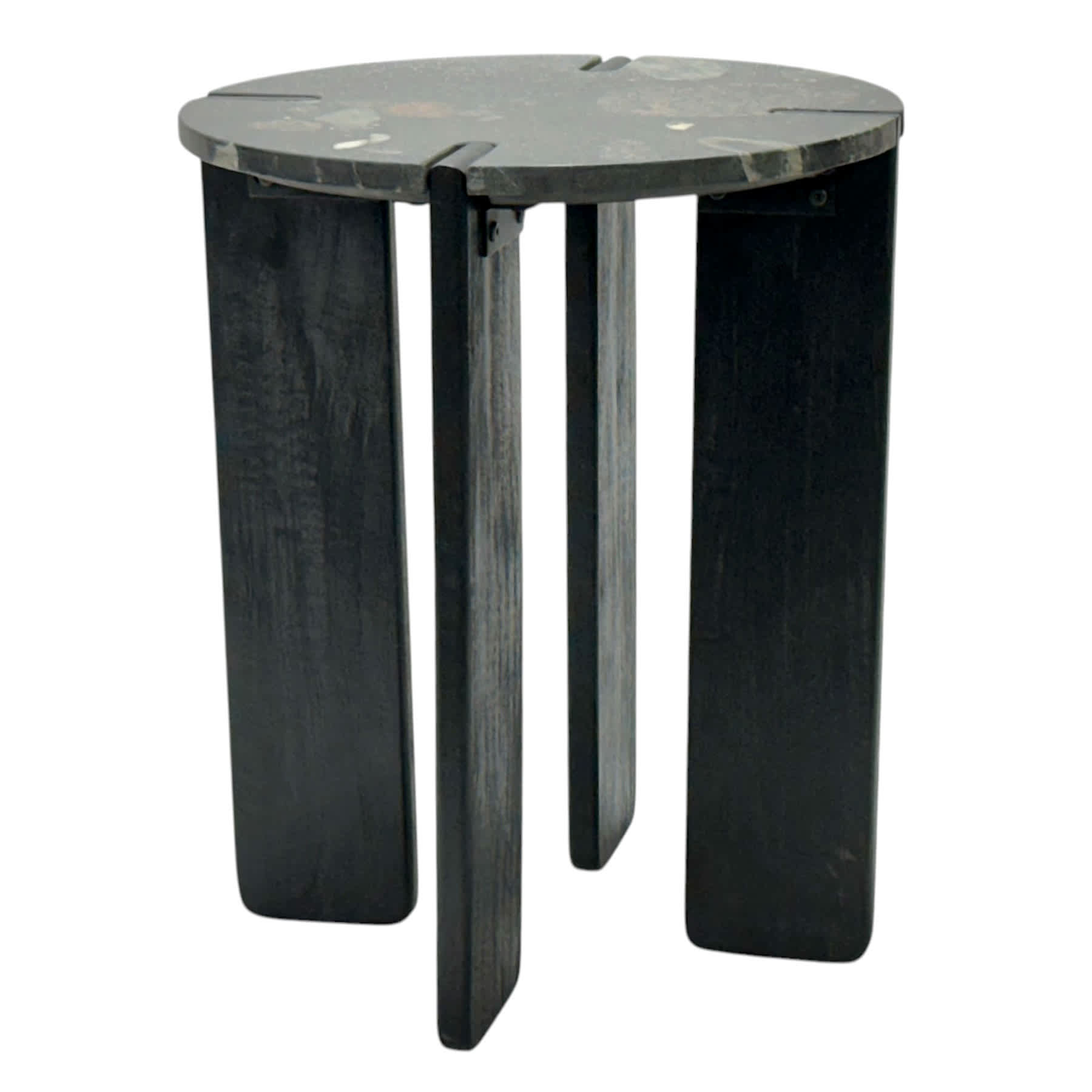 Eleanor Accent Table, Black Marble