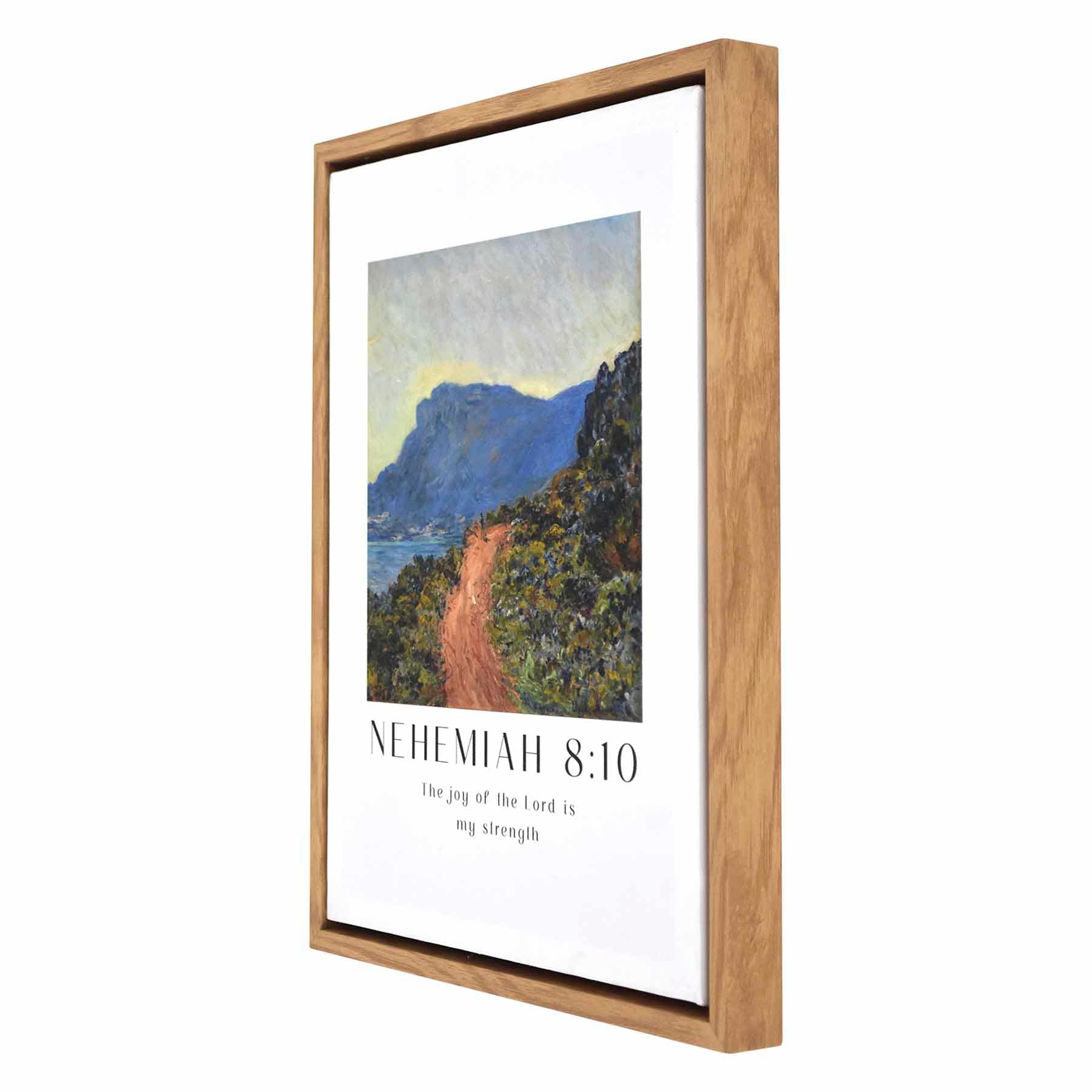 13X15 Nehemiah 8 10 Framed Canvas Wall Art