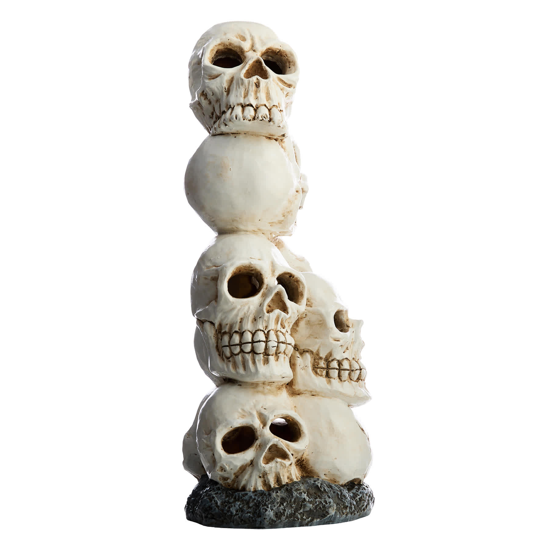 Midnight Shadows Stacked Skeleton Decor, 17.5"