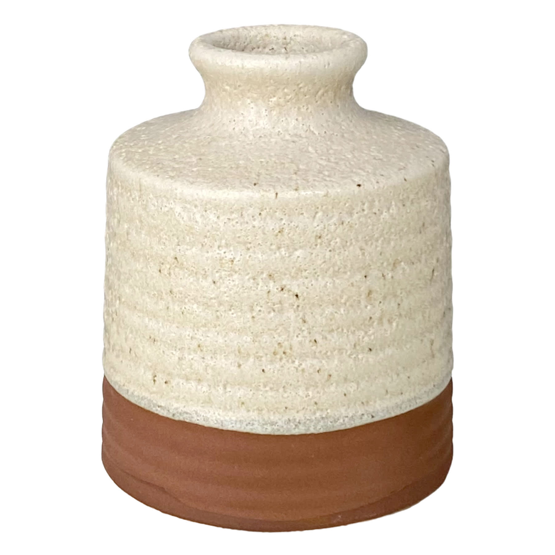 Honeybloom Two Tone Ceramic Vase, 5"