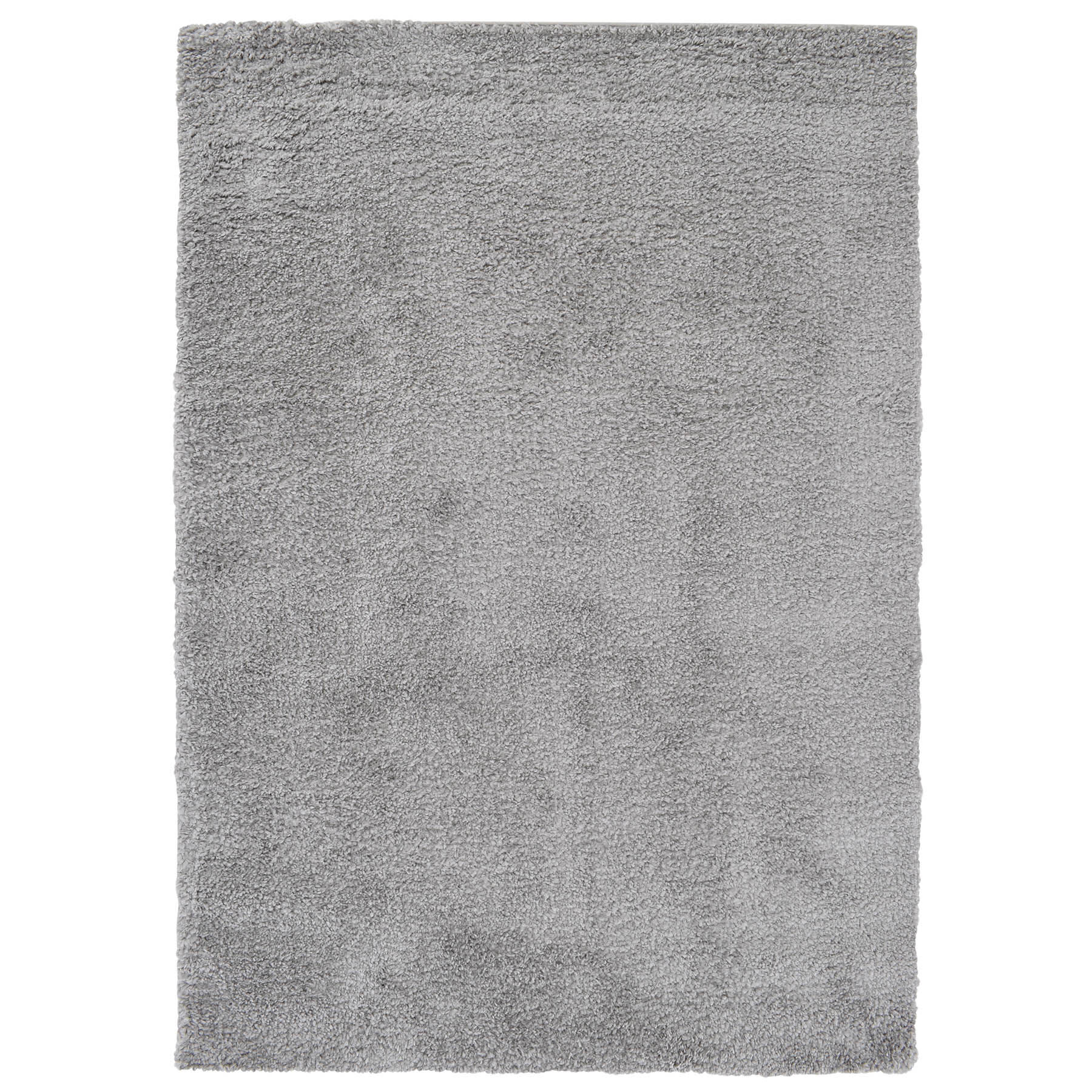 (C139) Grey Soft Shag Area Rug, 5x7