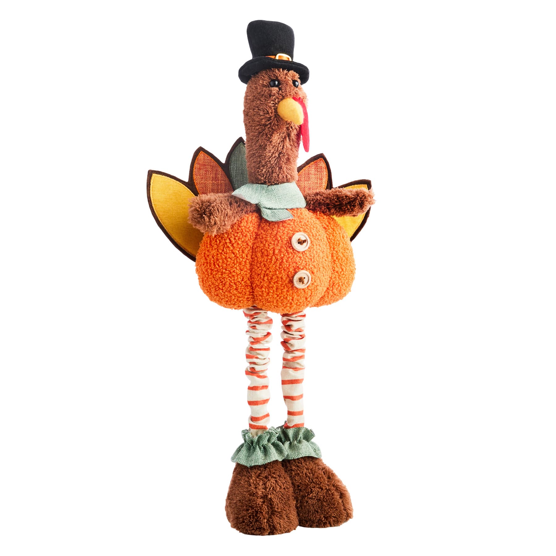 Homespun Harvest Scalable Standing Turkey, 18.5"