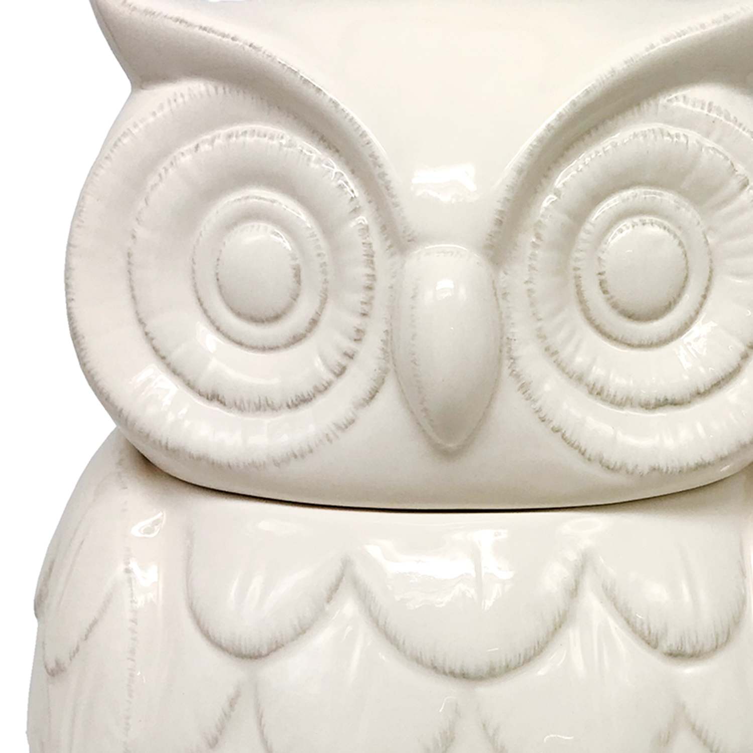 Ceramic Owl Cookie Jar, 10.5"
