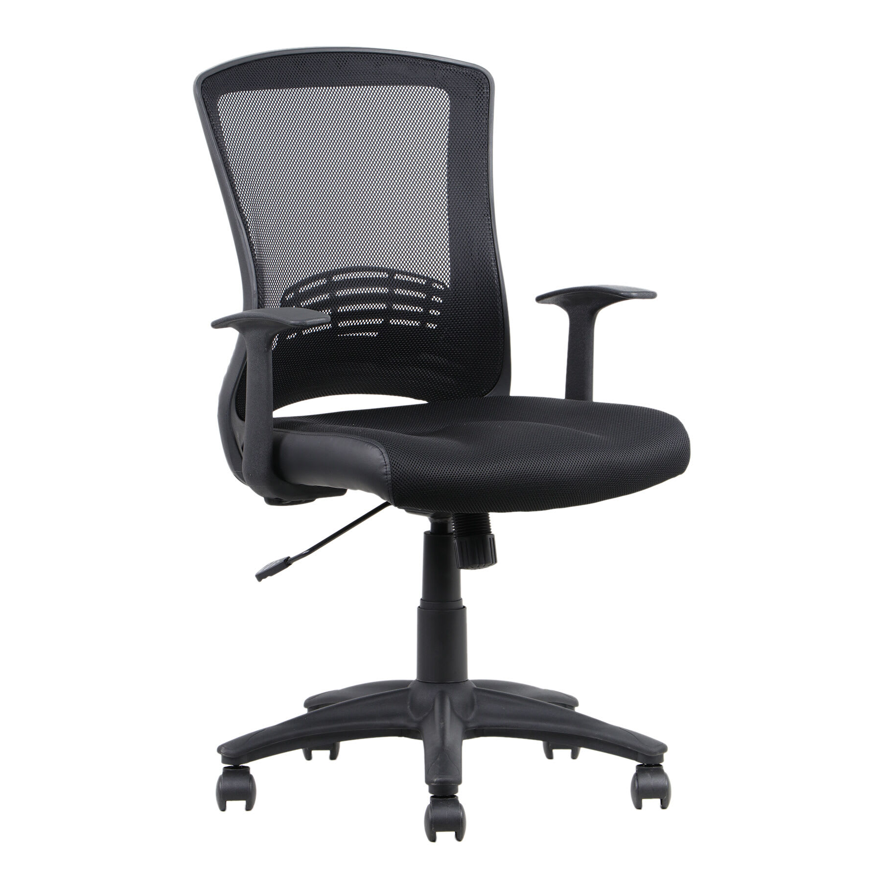 Enzo Black Adjustable Office Chair