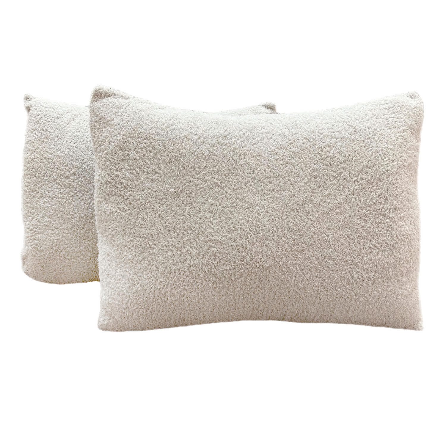 Honeybloom 3-Piece Light Grey Cozy Knit Comforter Set, Full/Queen