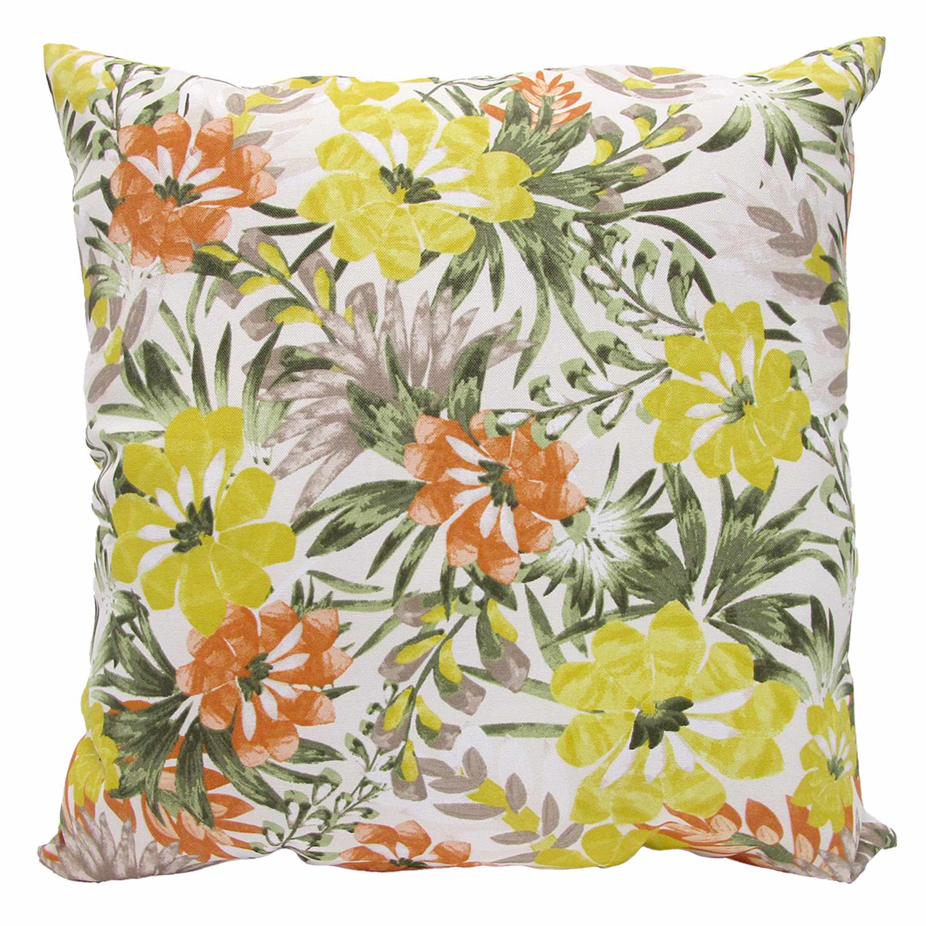 Mohana Floral Oversized Square Outdoor Throw Pillow, 20"