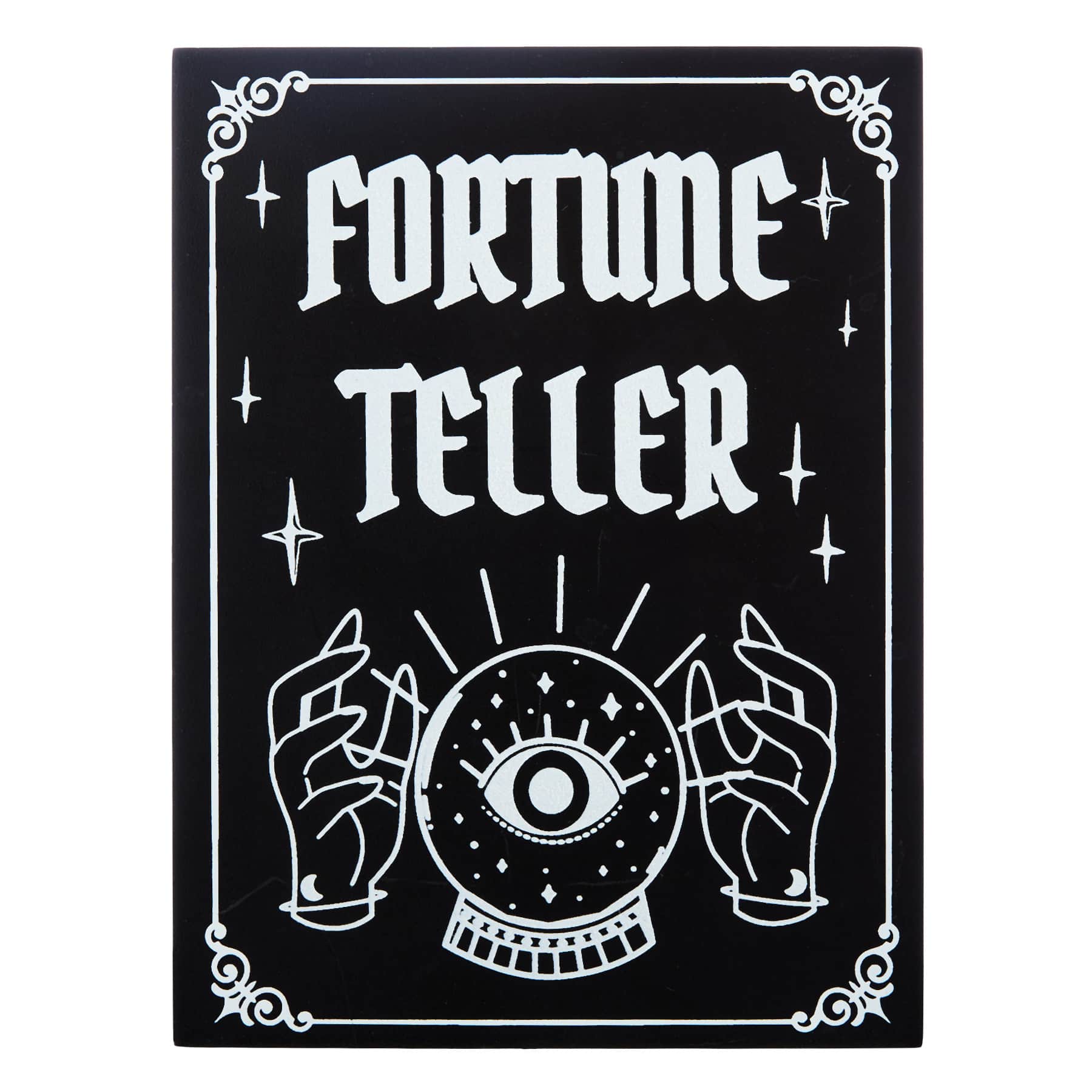 Spellbound Black Fortune Teller, 7.9"