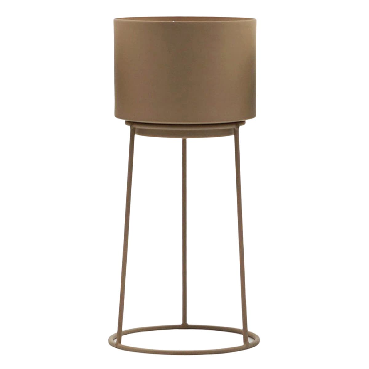 Taupe Planter Stand, Small