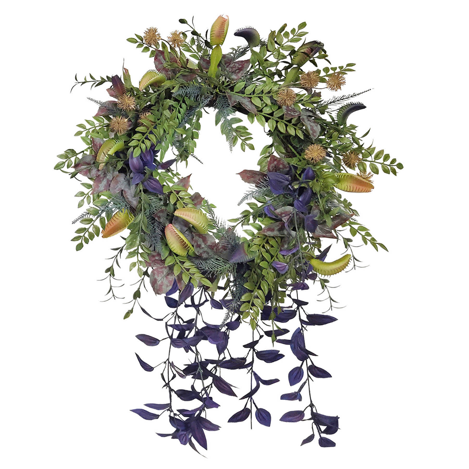 Grim Gardens Mixed Leaves Venus Fly Trap Wrath, 24"