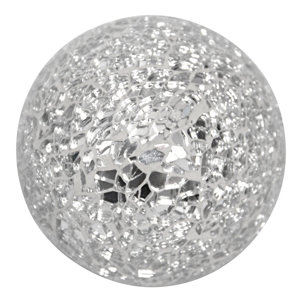 Crackled Mosaic Mirror Sphere, 3"