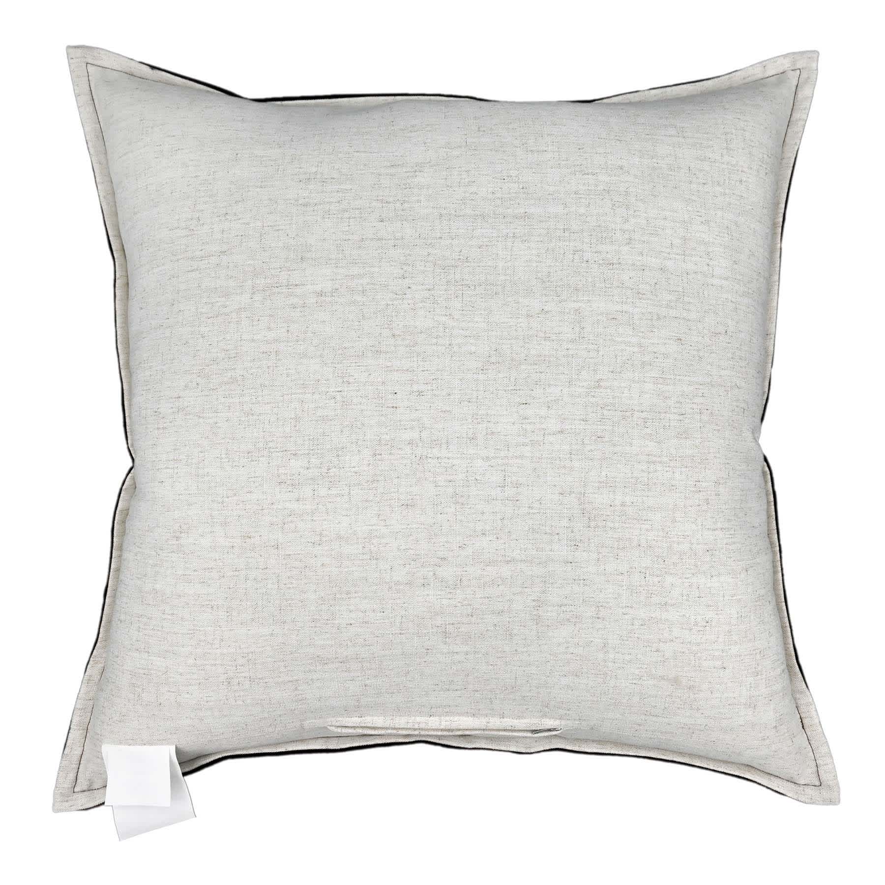 Crosby St. Black Faux Leather Throw Pillow, 24"