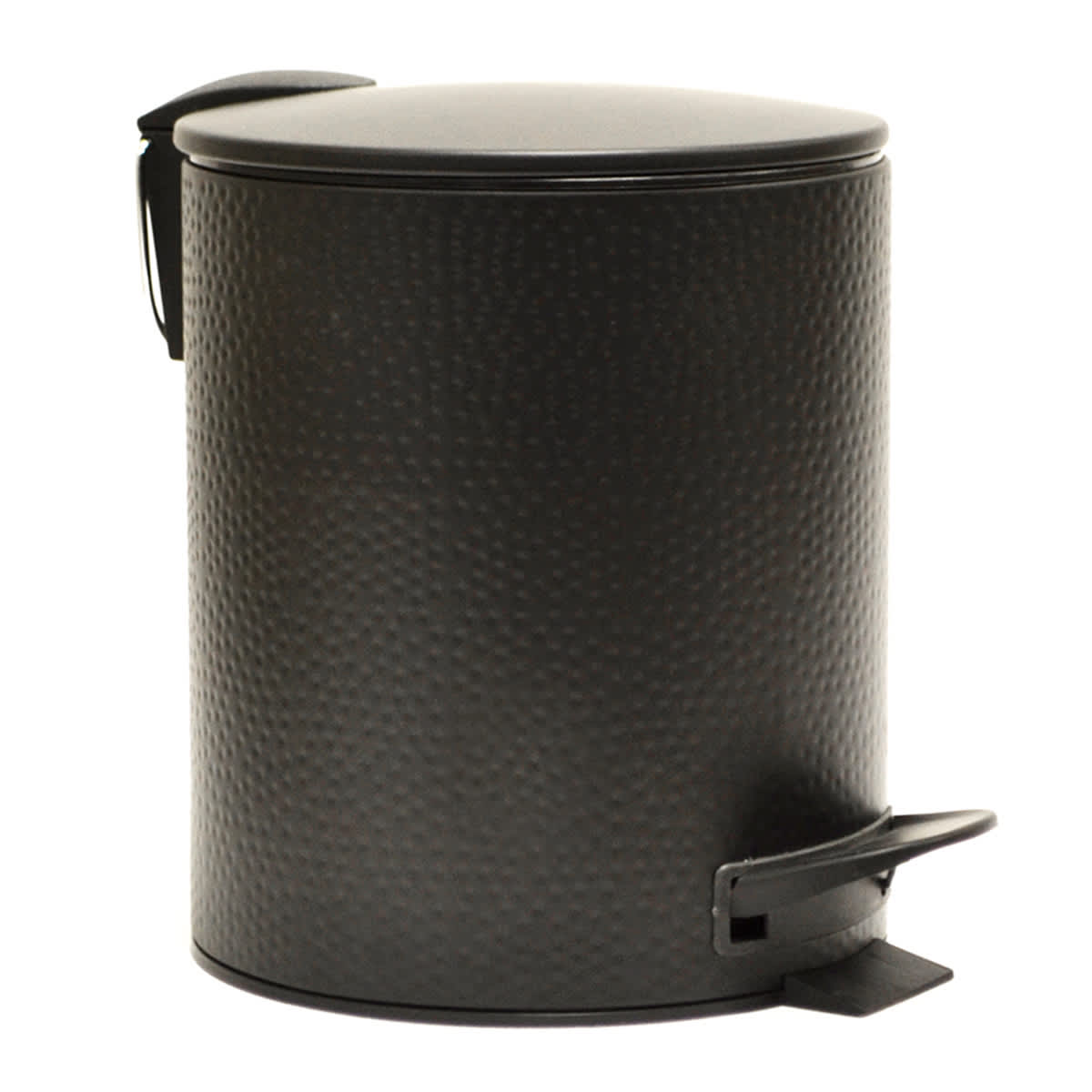Haig Matte Black Metal Step Can, 5l