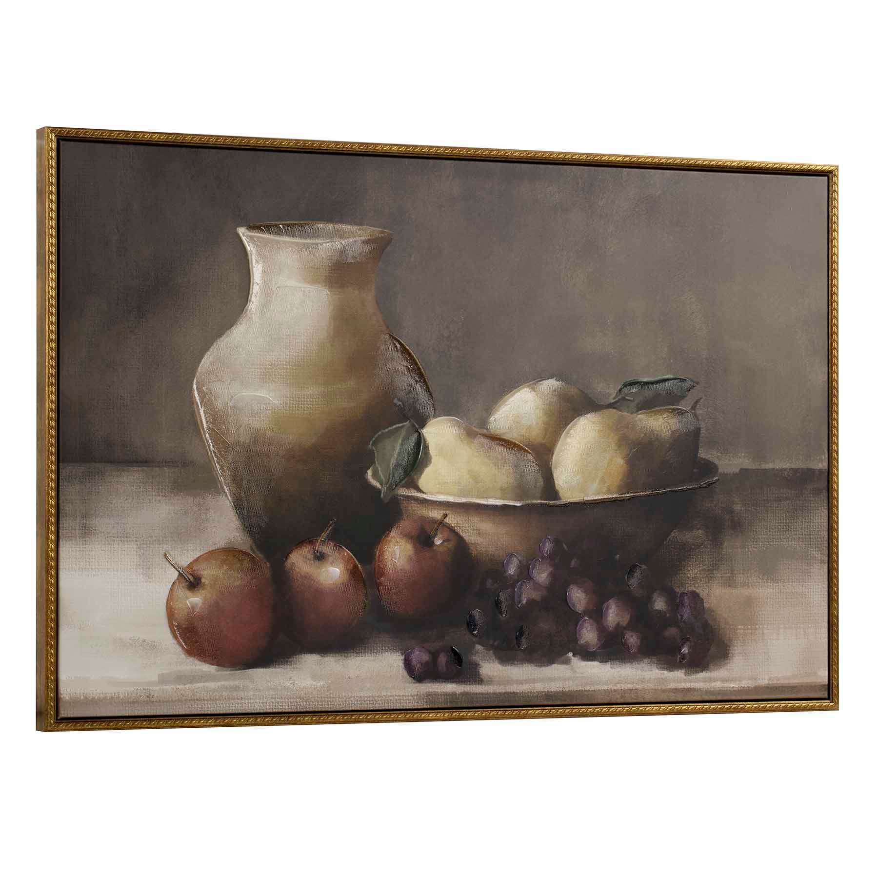 Framed Fruit Still Life Canvas Wall Art, 36x24