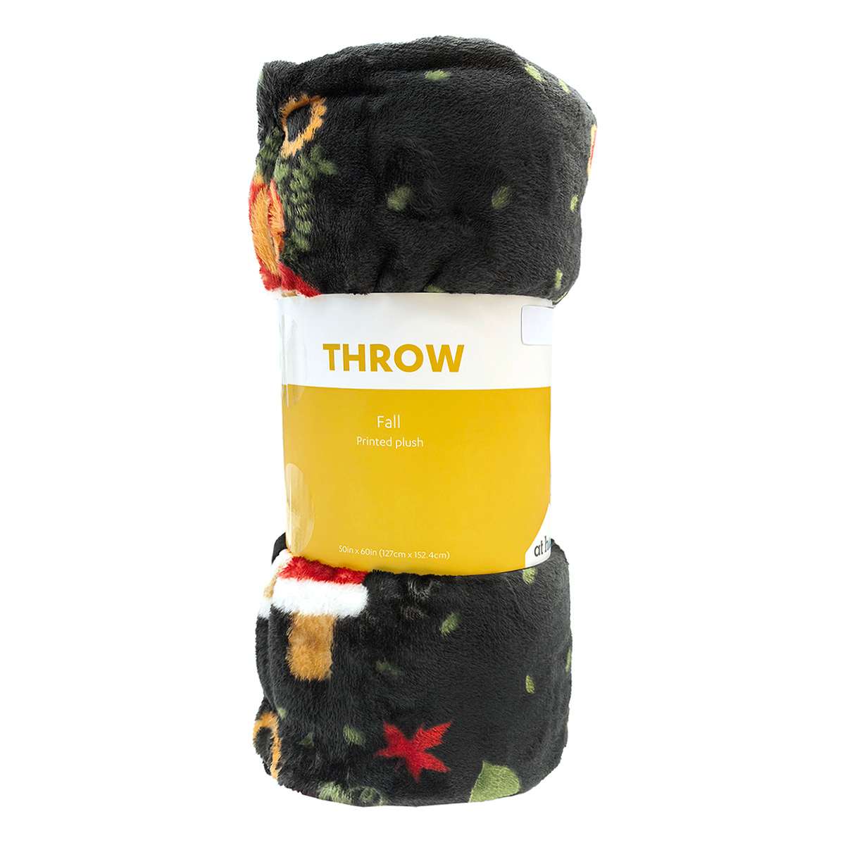 Pumpkin Truck Plush Throw Blanket, 50x60
