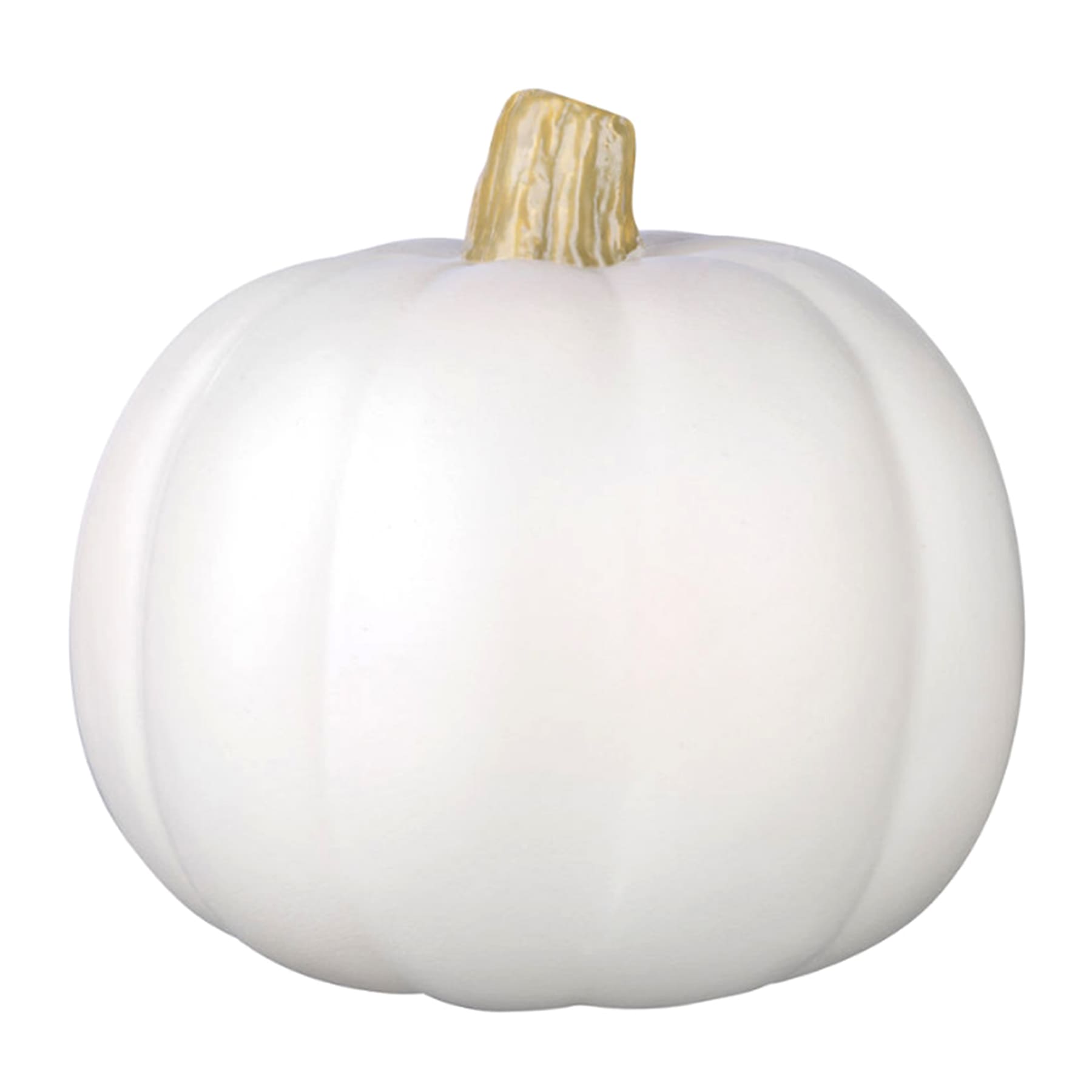 Cream Halloween Craft Pumpkin 6.1"
