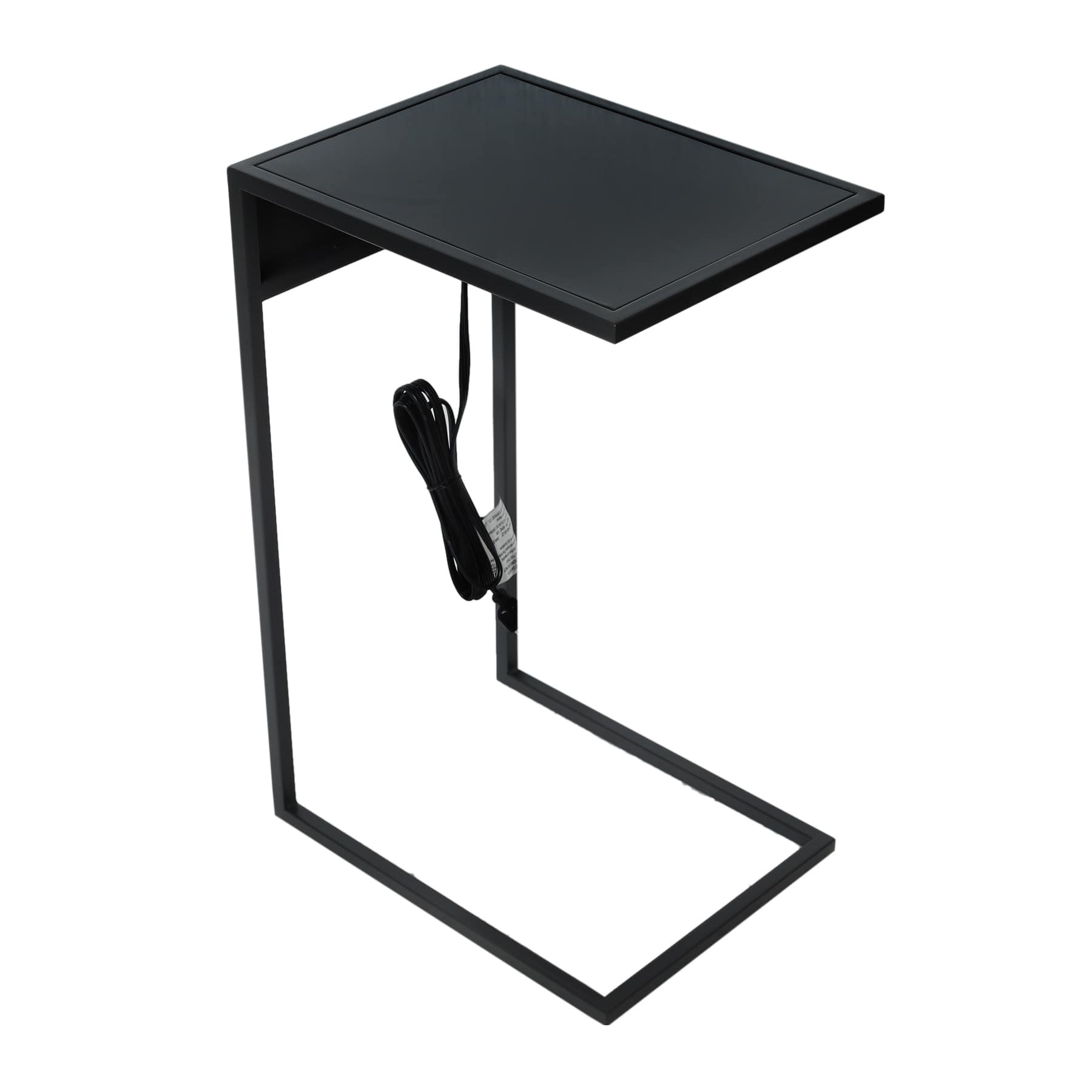 Grey Metal Usb C-Table