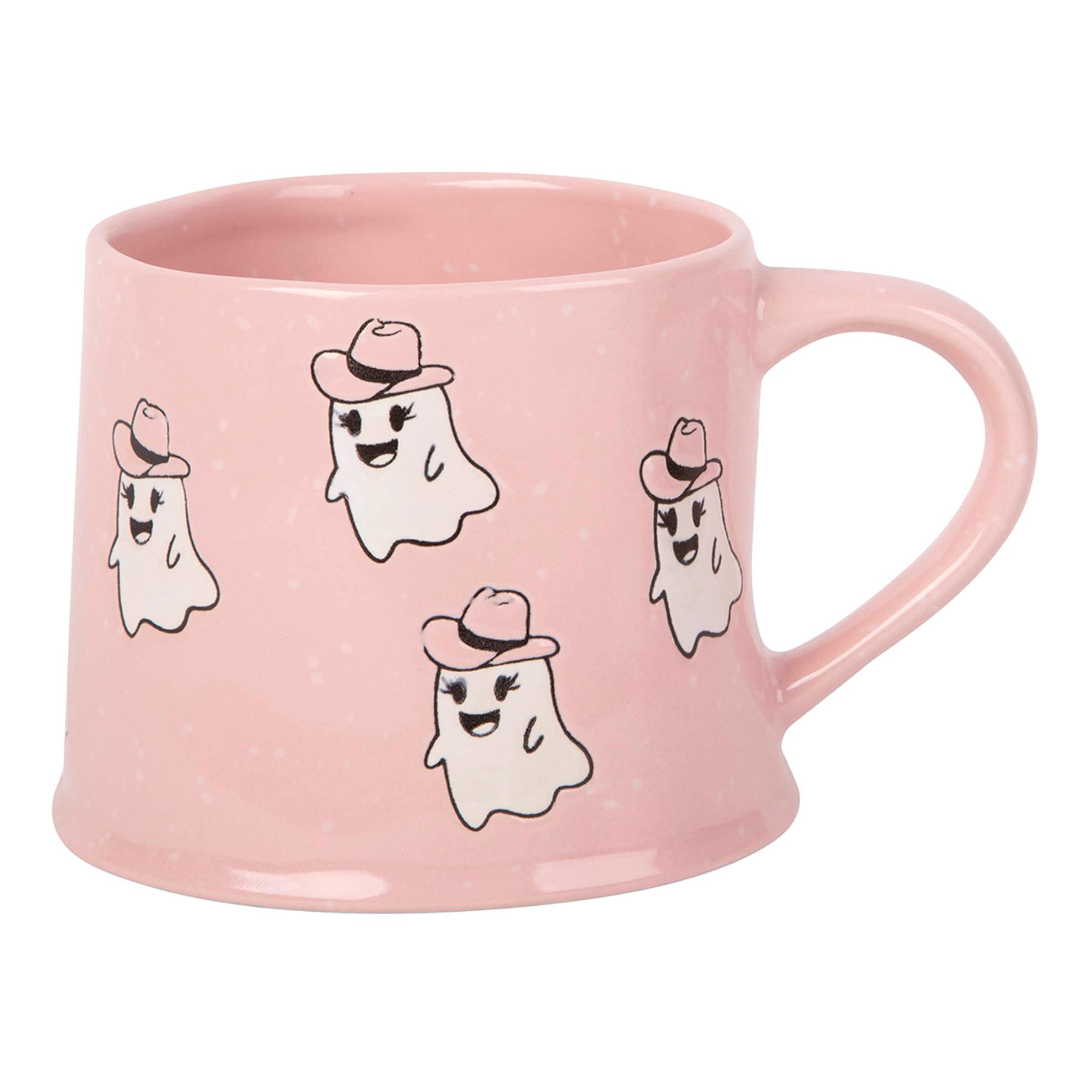 Ghost With Cowboy Hat Mug, 17oz