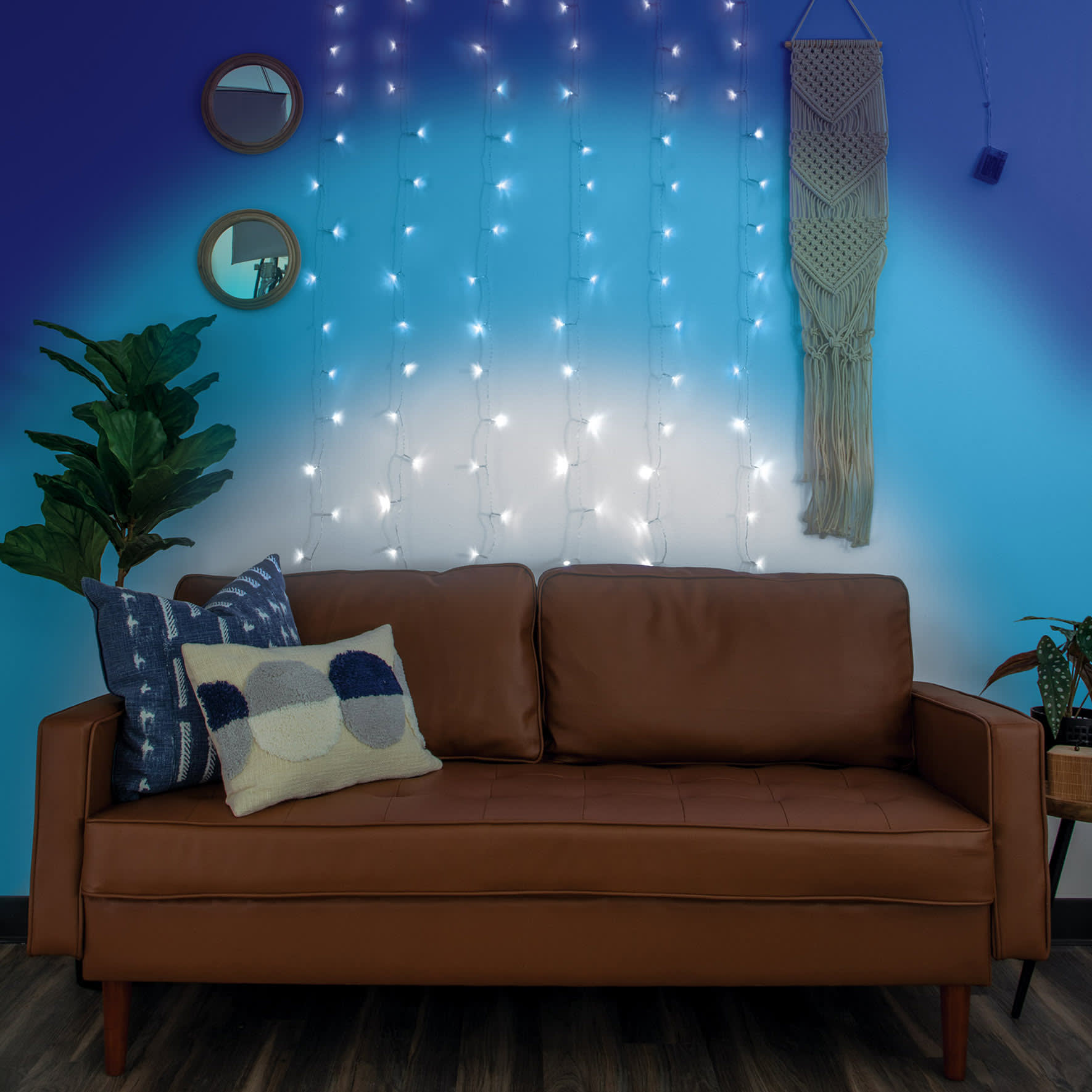 Ombre Moonrise Curtain Lights