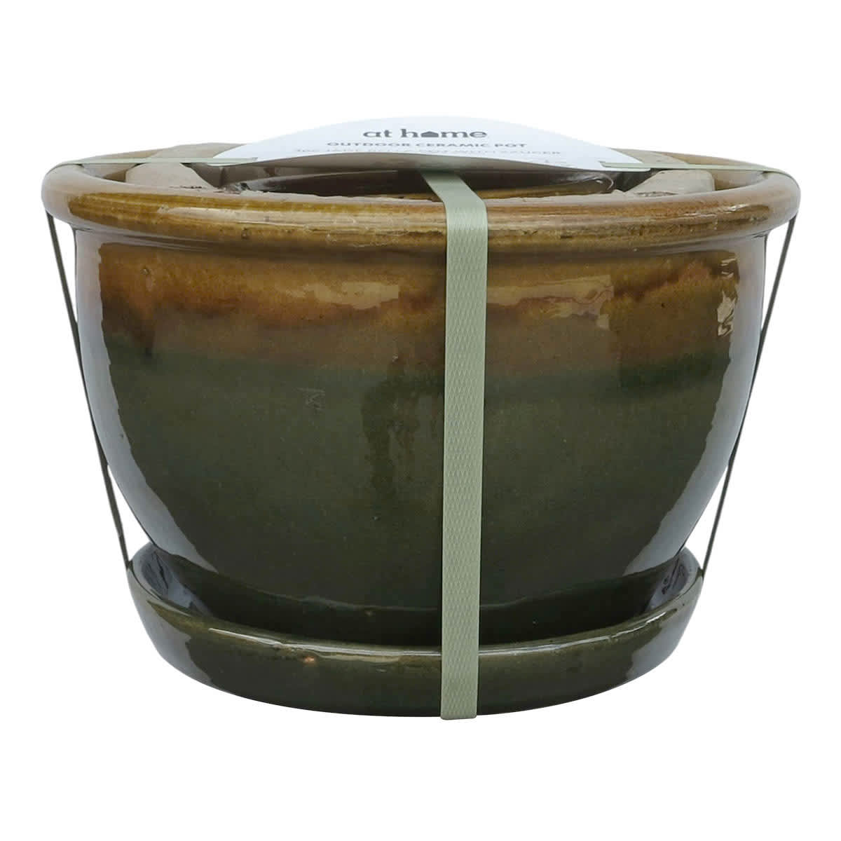 Set of 3 Jade Bella Outdoor Planter with Saucer