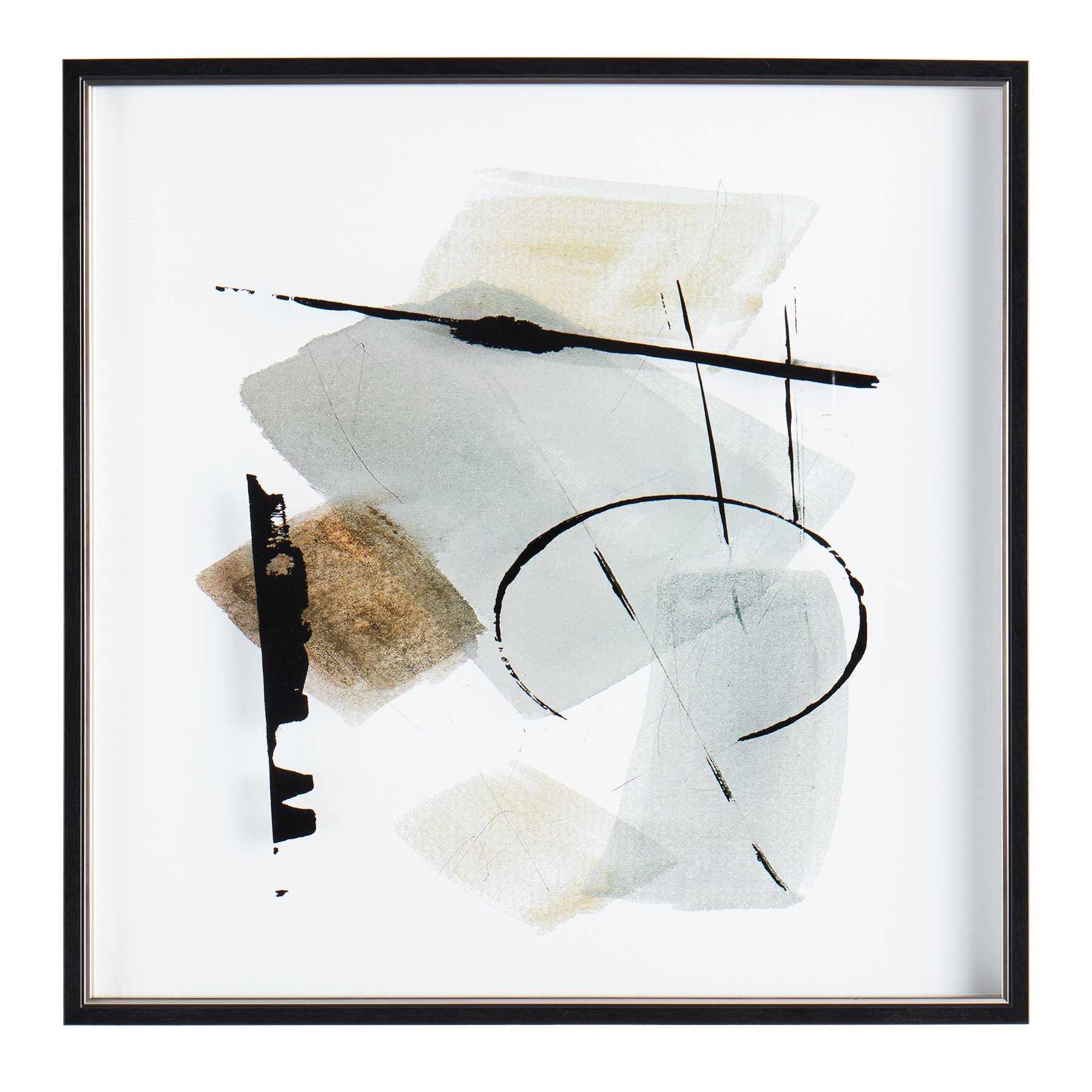 Crosby St. Framed Abstract Canvas Wall Art, 25"