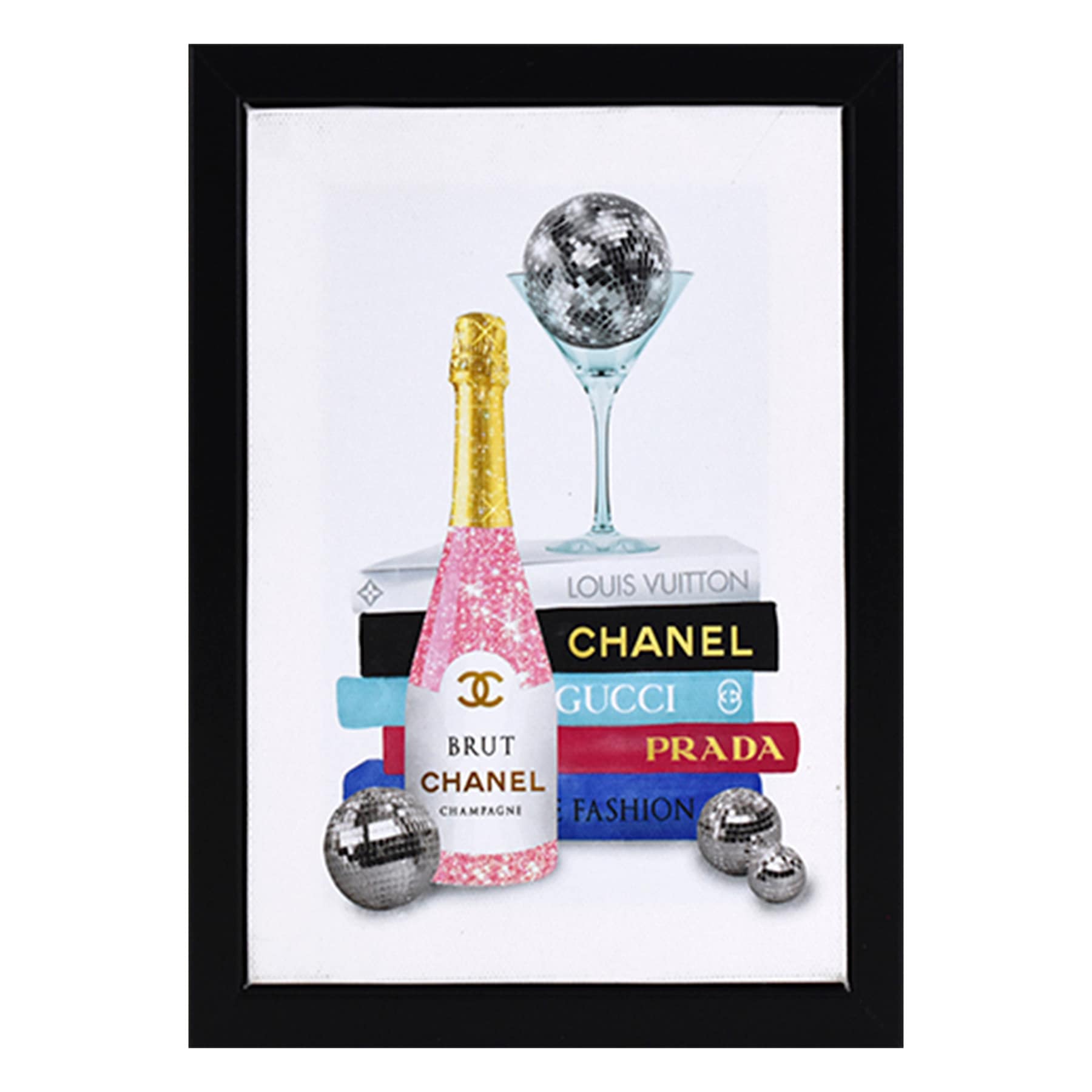 Lux Sneakers Framed Canvas Wall Art, 6x8