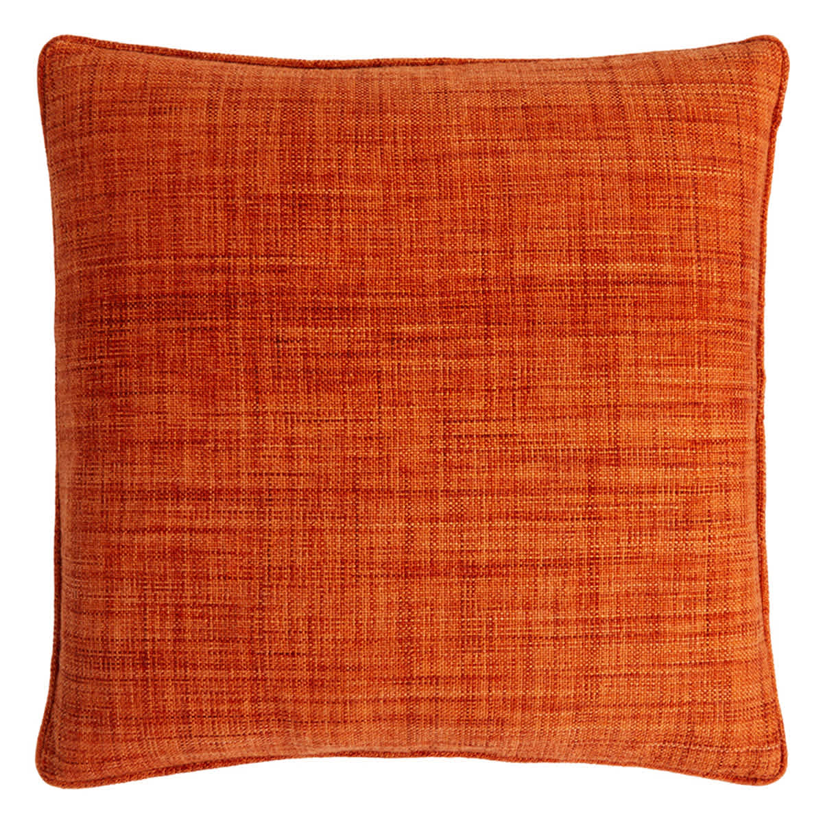 Terracotta Solid Woven Outdoor Throw Pillow, 18"
