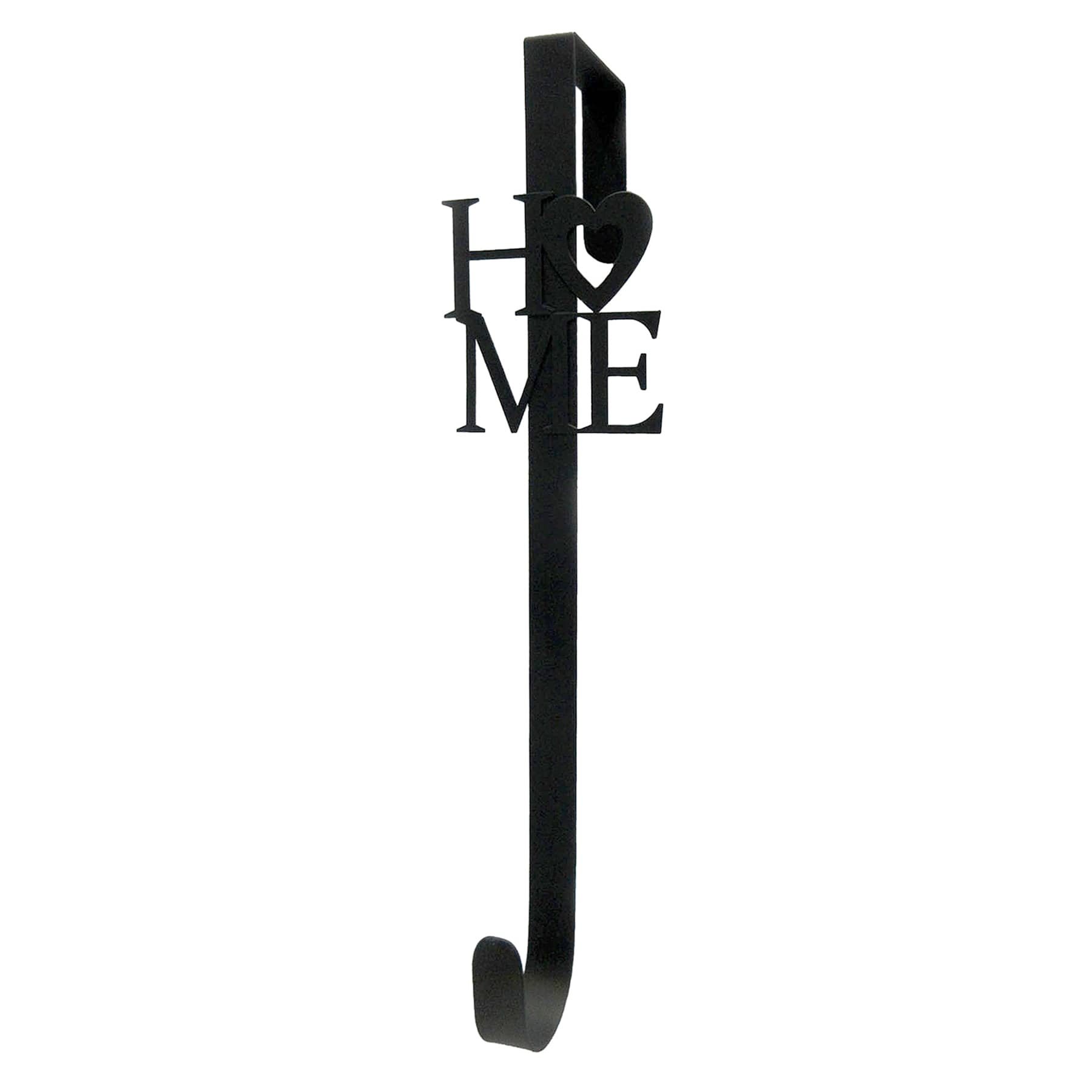Home Metal Over the Door Wreath Hanger, 15"