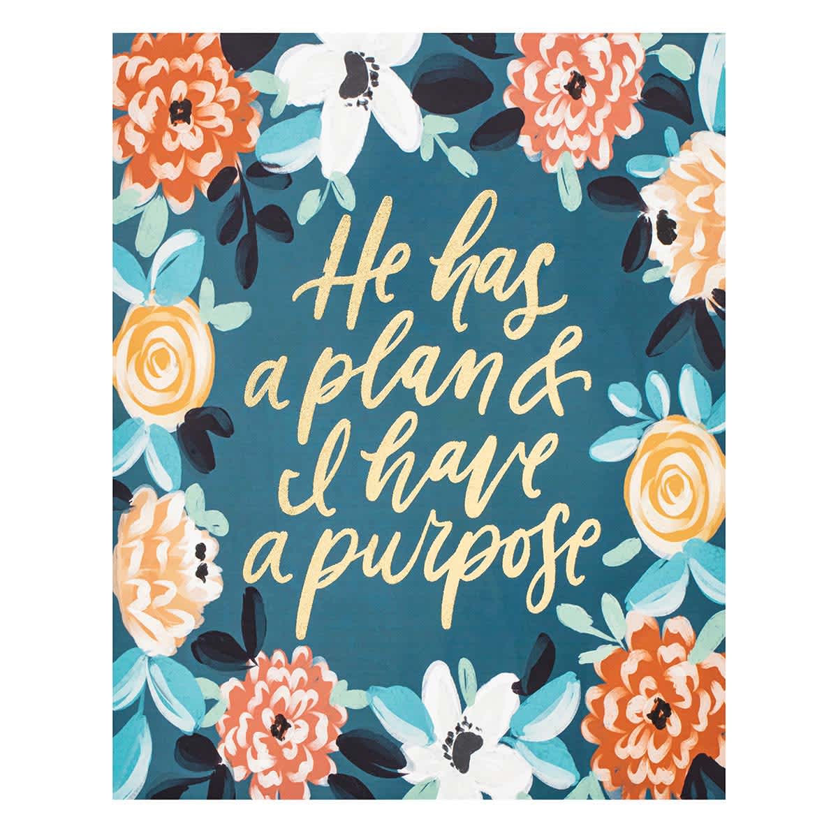 Purpose Canvas Wall Art, 16x20
