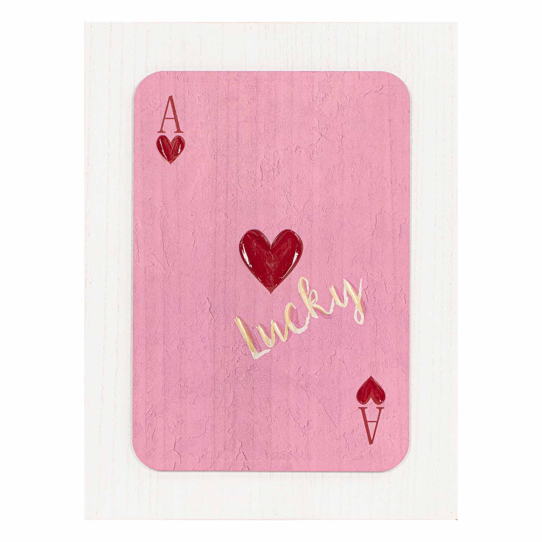 Ace Of Hearts Lucky Wall Décor, 18x24