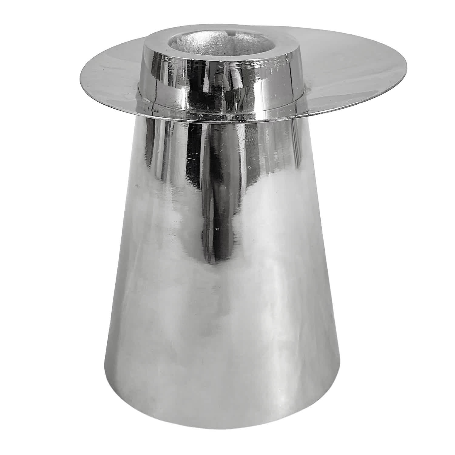 Crosby St. Silver Taper Candle Holder, 3"